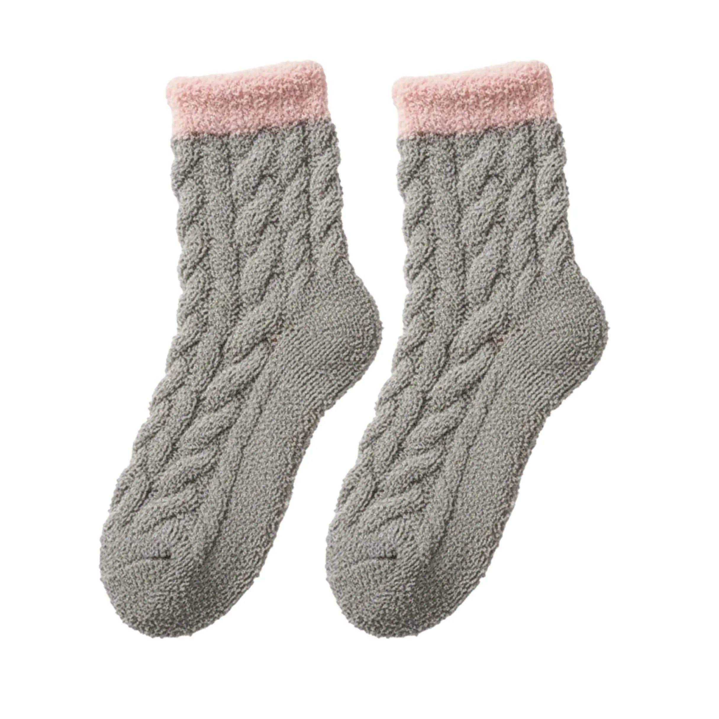Slumblr® Fuzzy Thermal Socks Set (2 Pairs) Slumblr