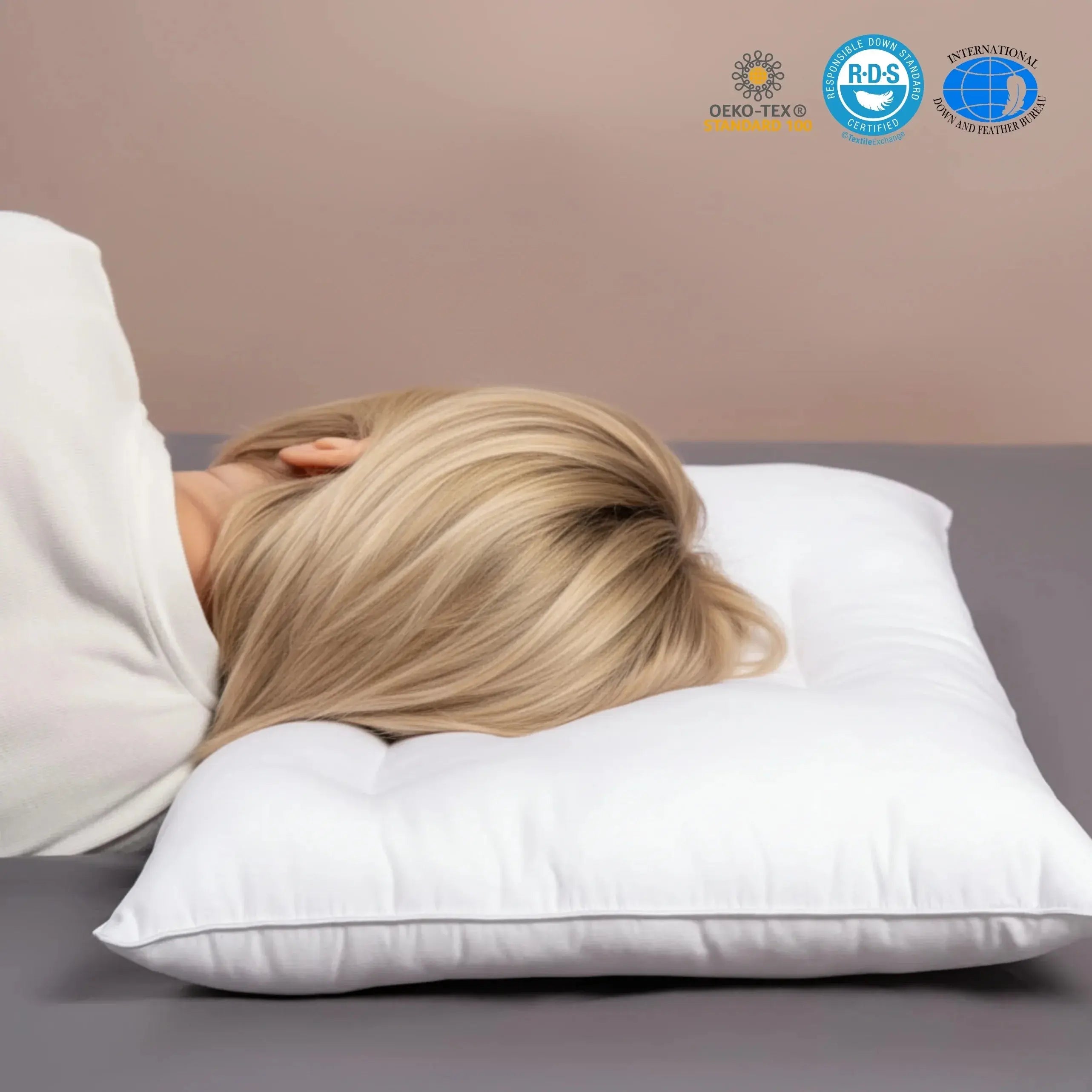 Slumblr® Pure Cotton Low Loft Pillow Slumblr