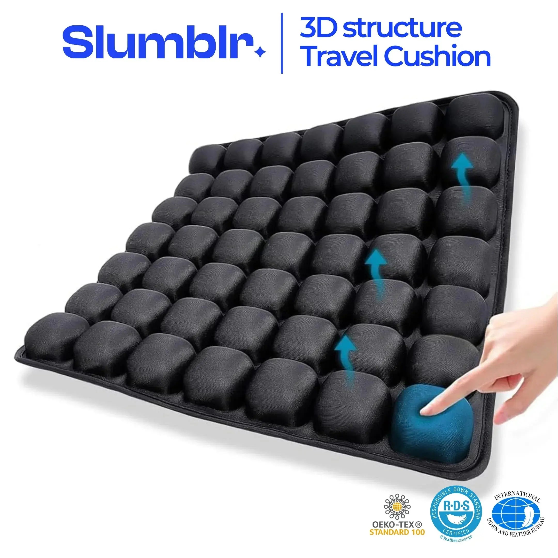 Slumblr® Air Bag Inflatable Seat Cushion Slumblr