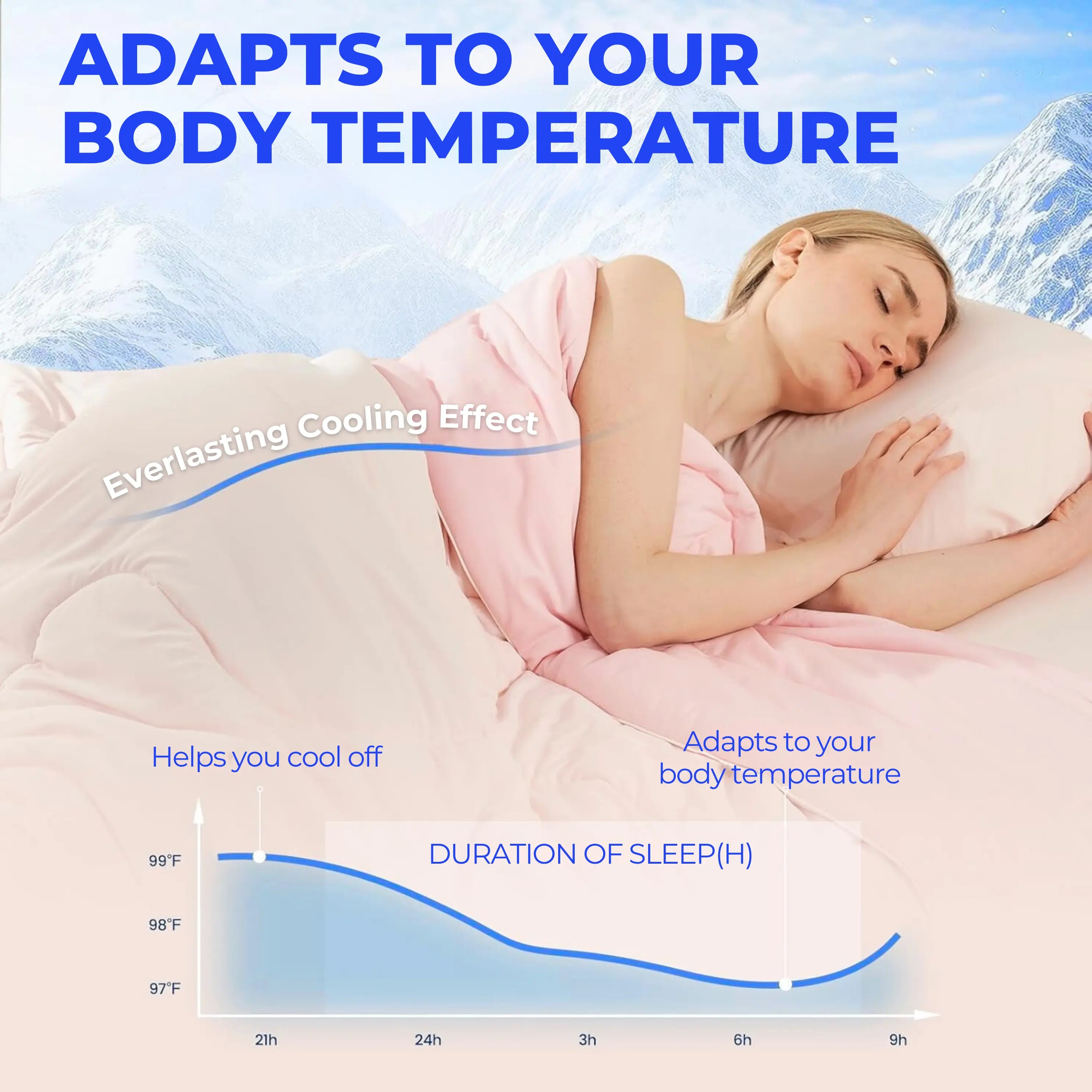 Slumblr® Ice Cooling Comforter Slumblr