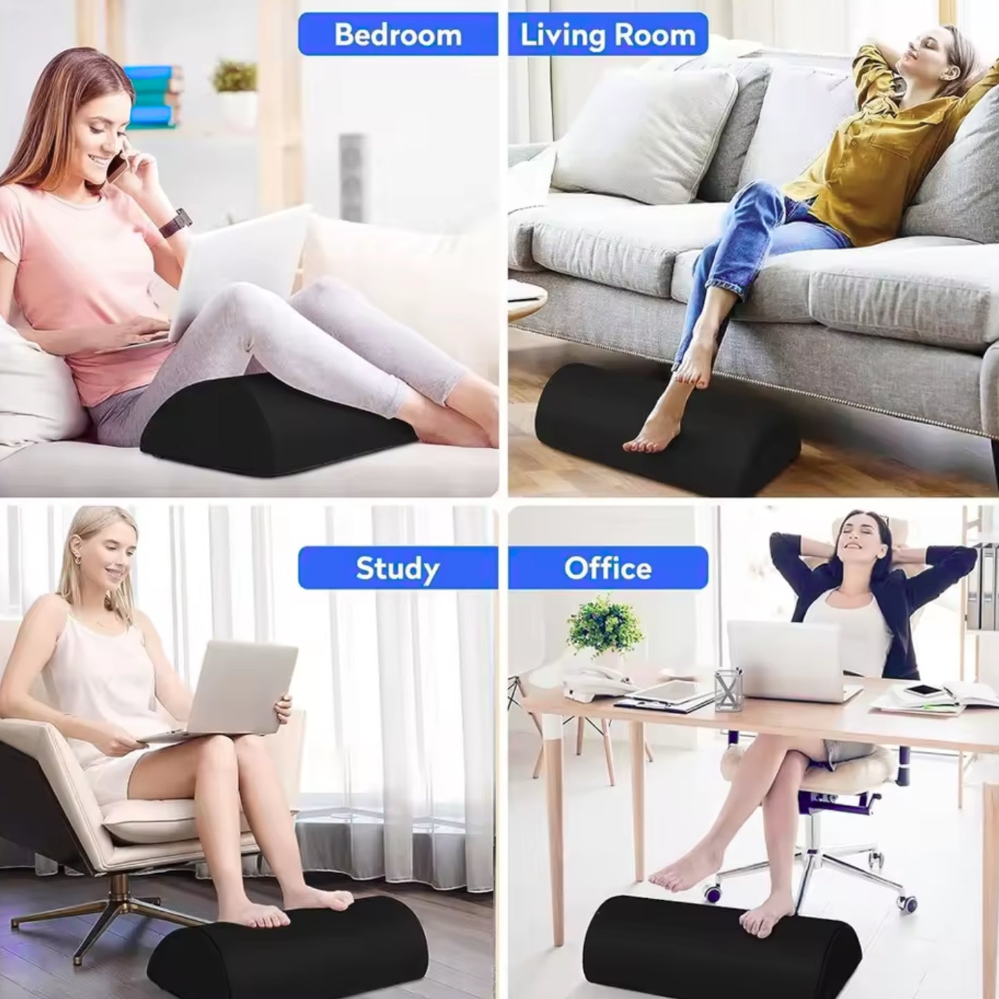 Slumblr® Ergonomic Foot Rest for Office & Home