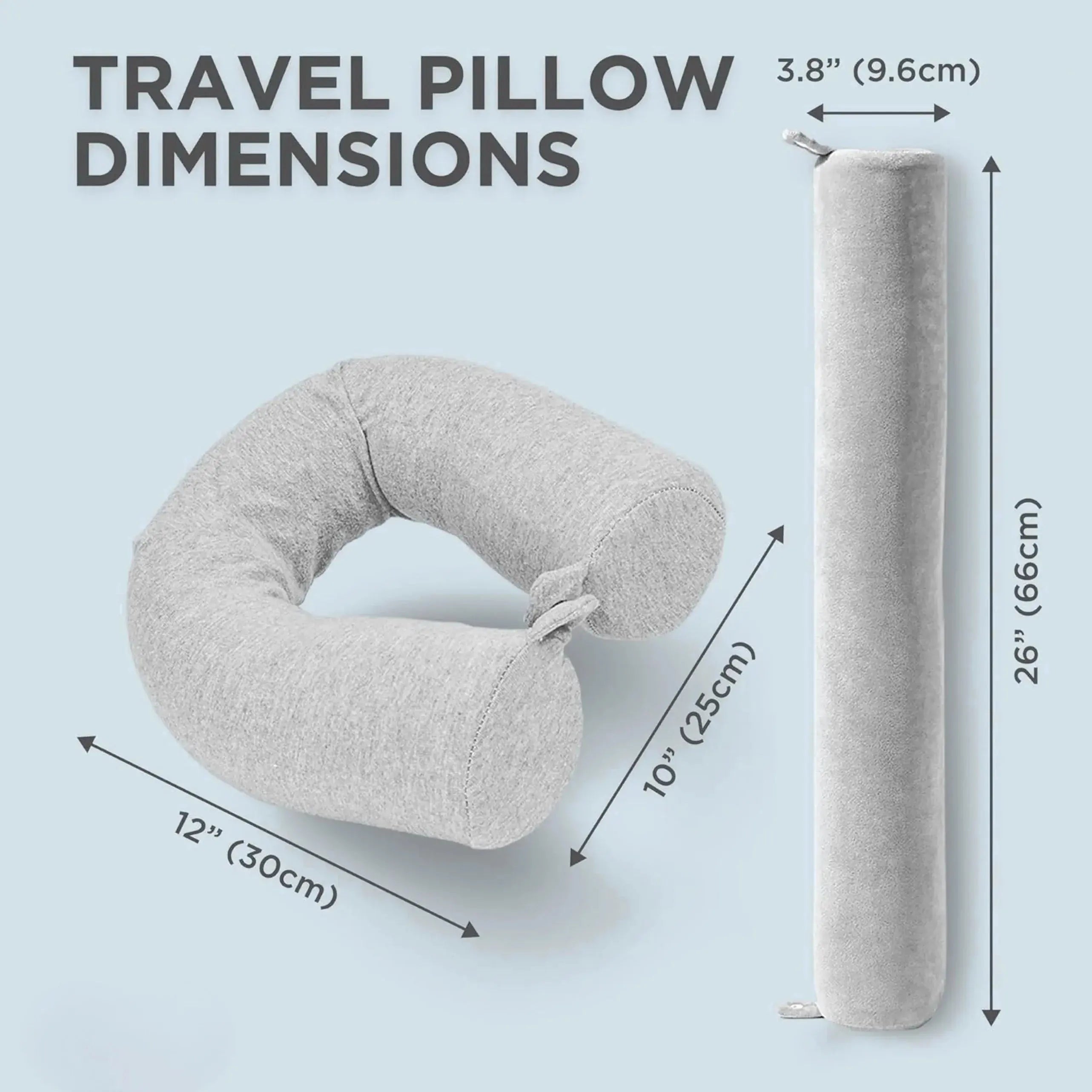 Slumblr® Bendable U-Shaped Travel Pillow Slumblr