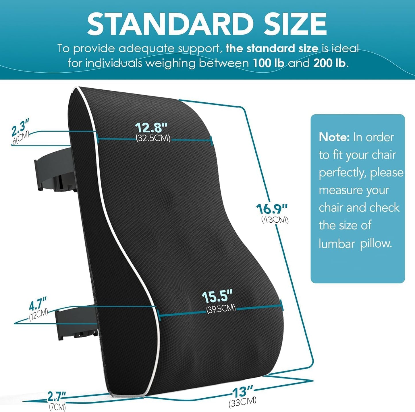 Slumblr® Lumbar Support Pillow for Back Pain Relief