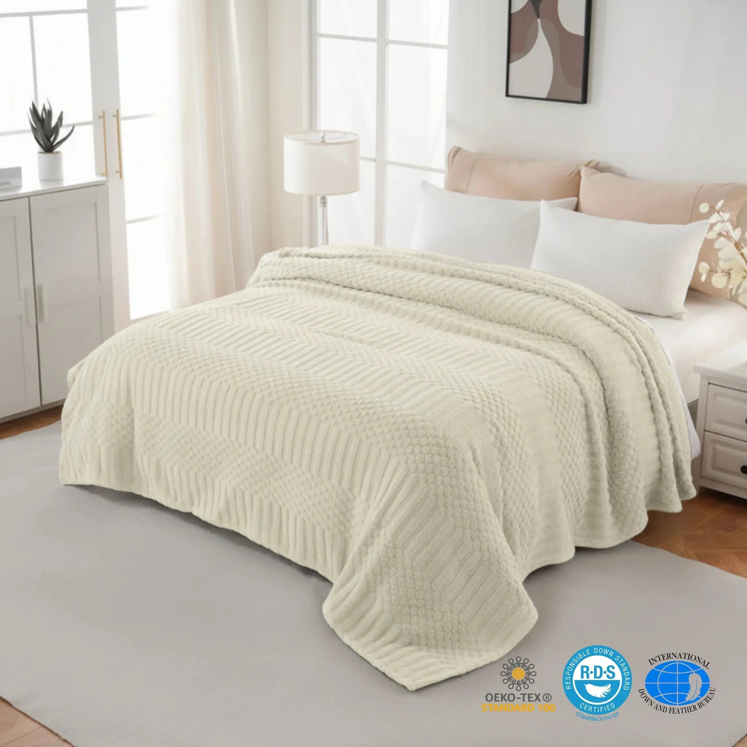 Slumblr® Fleece Throw Blanket for Couch Slumblr