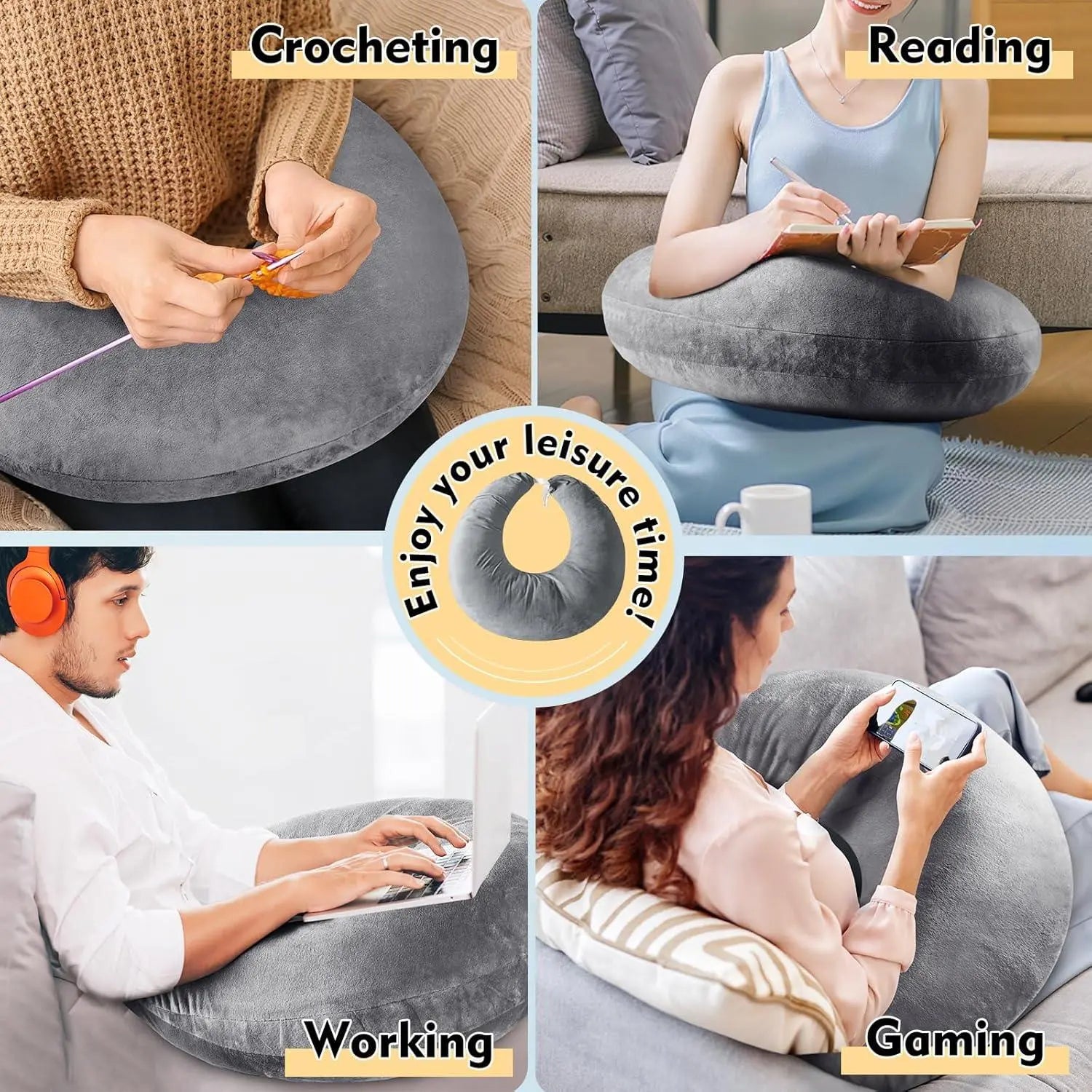 Slumblr® U-Shaped Gaming Pillow Slumblr
