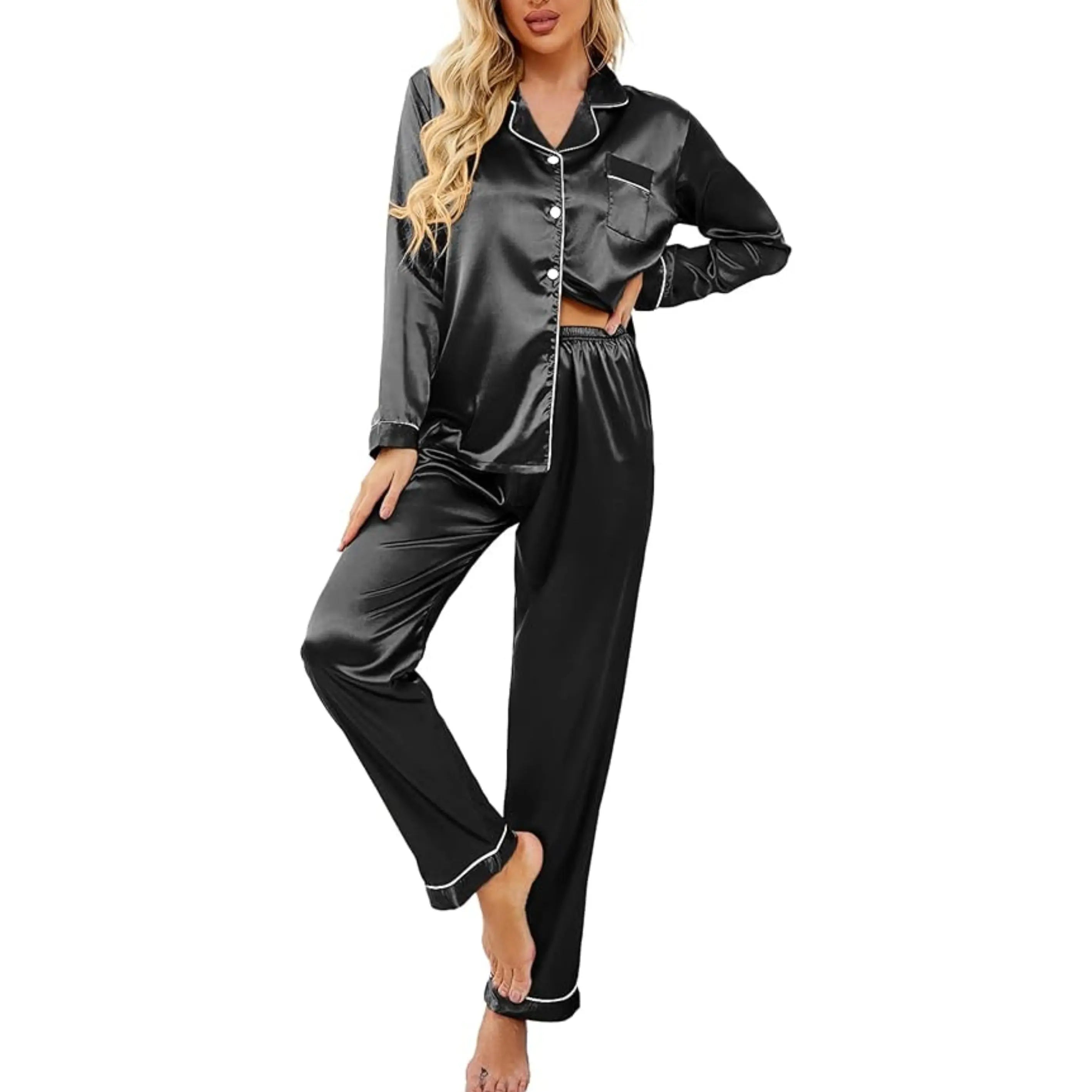 Slumblr® Silk Satin Pajama Set Slumblr