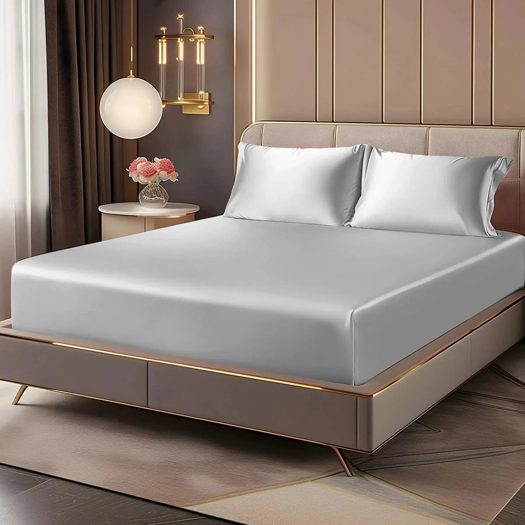 Slumblr® Luxury Satin Fitted Sheet Set 3pcs Slumblr