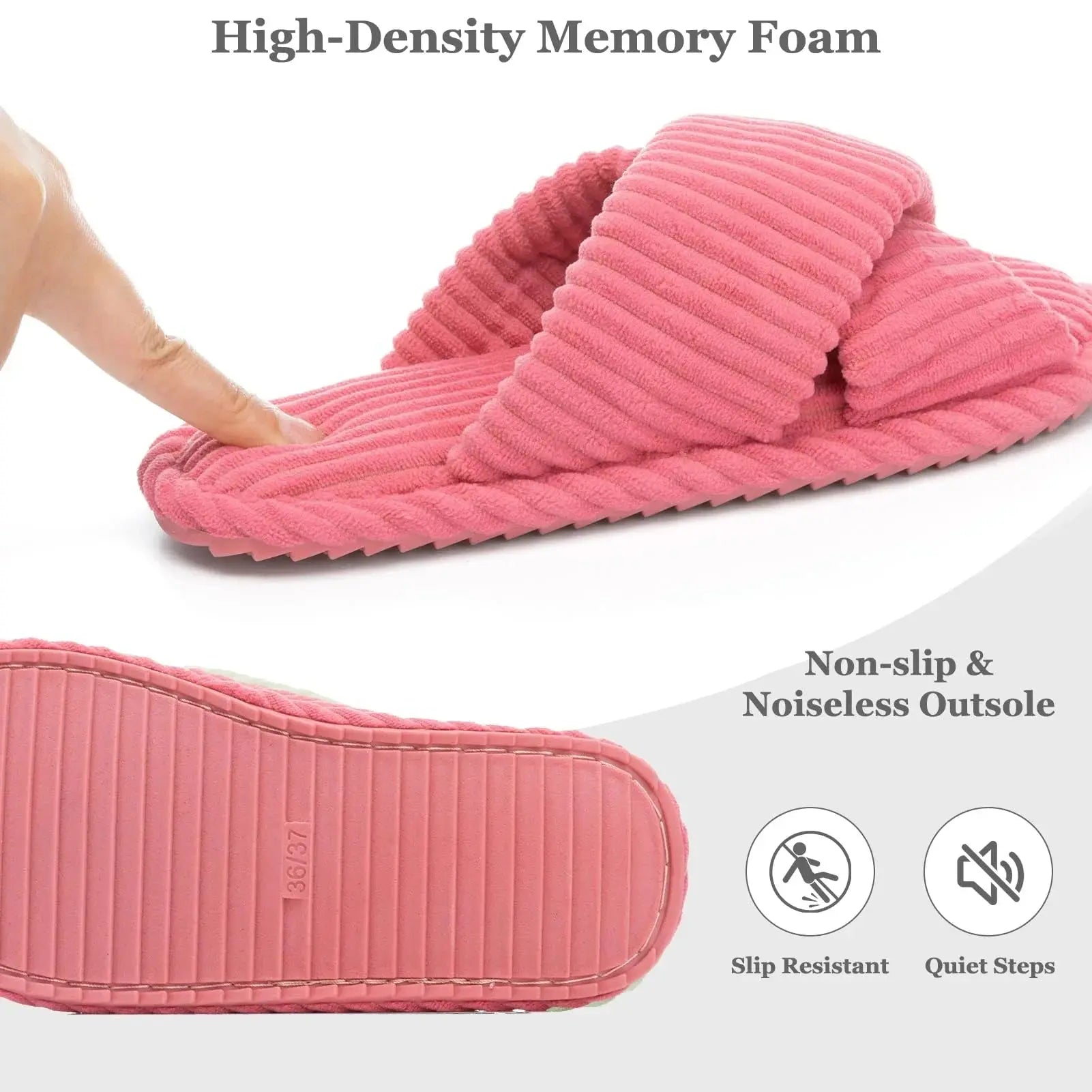 Slumblr® Plush Winter Moon Slippers Slumblr