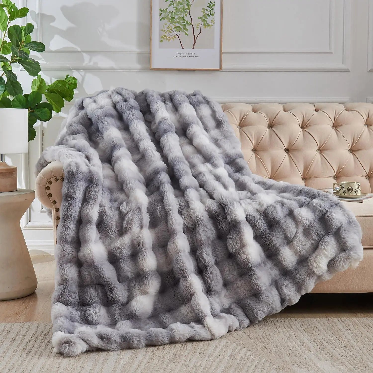 Slumblr® Cozy Faux Rabbit Fleece Throw Blanket Slumblr