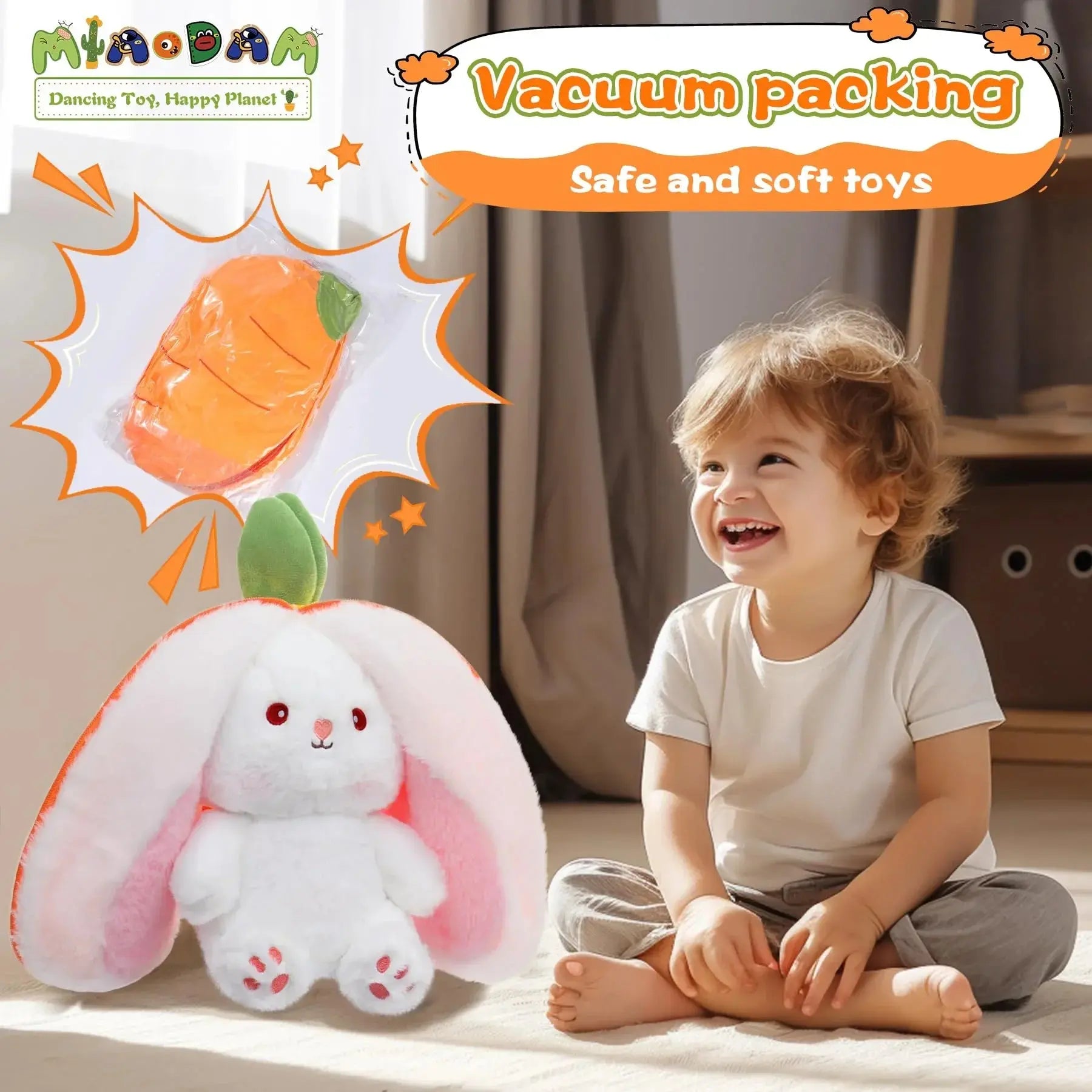 Slumblr® Bunny Doll Luminous Music Plush Slumblr