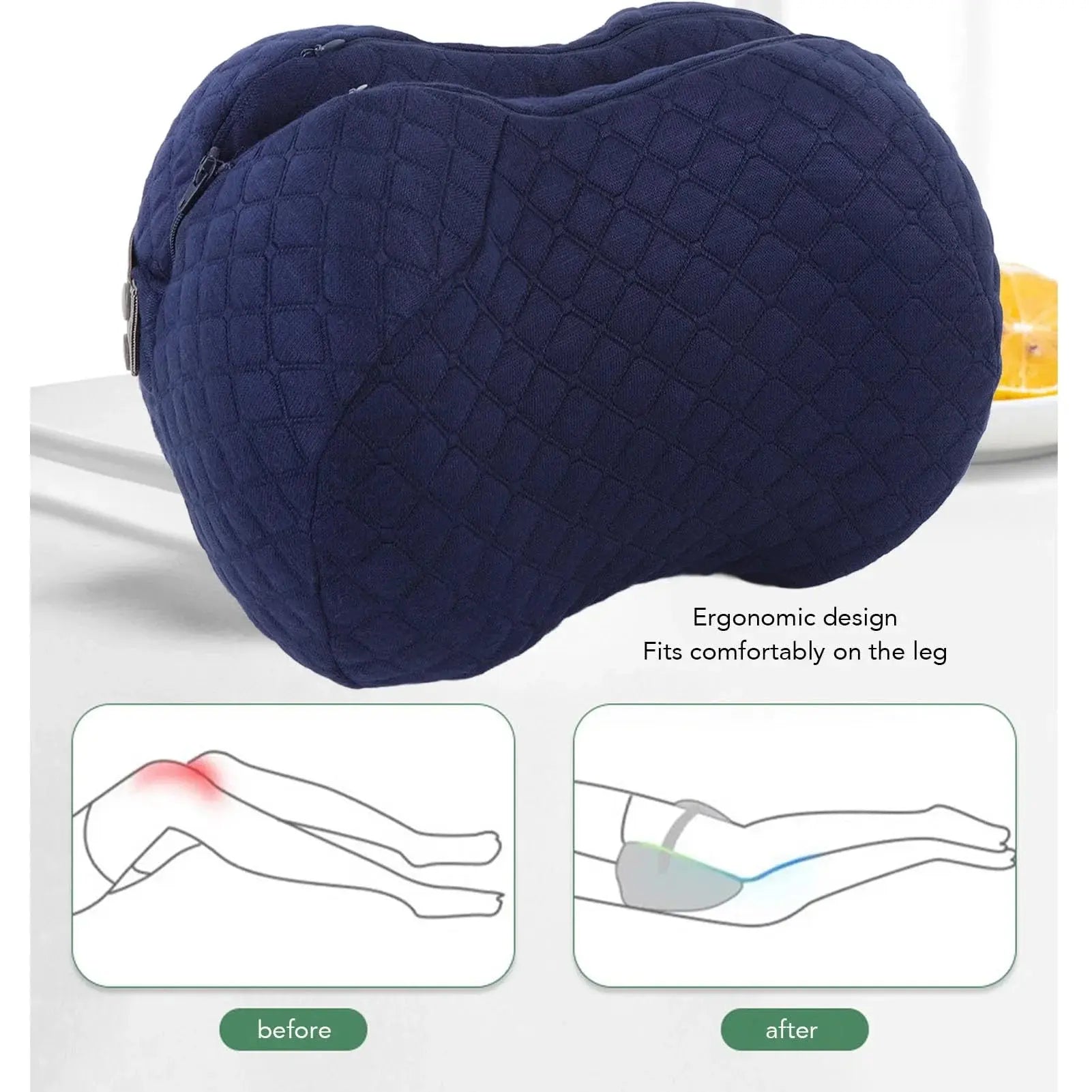 Slumblr® Knitted Memory Foam Leg Pillow Slumblr