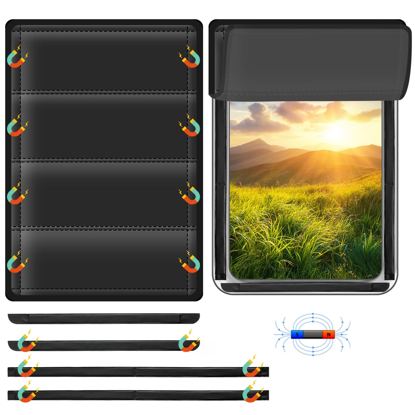 Slumblr® Foldable Magnetic Blackout Window Cover