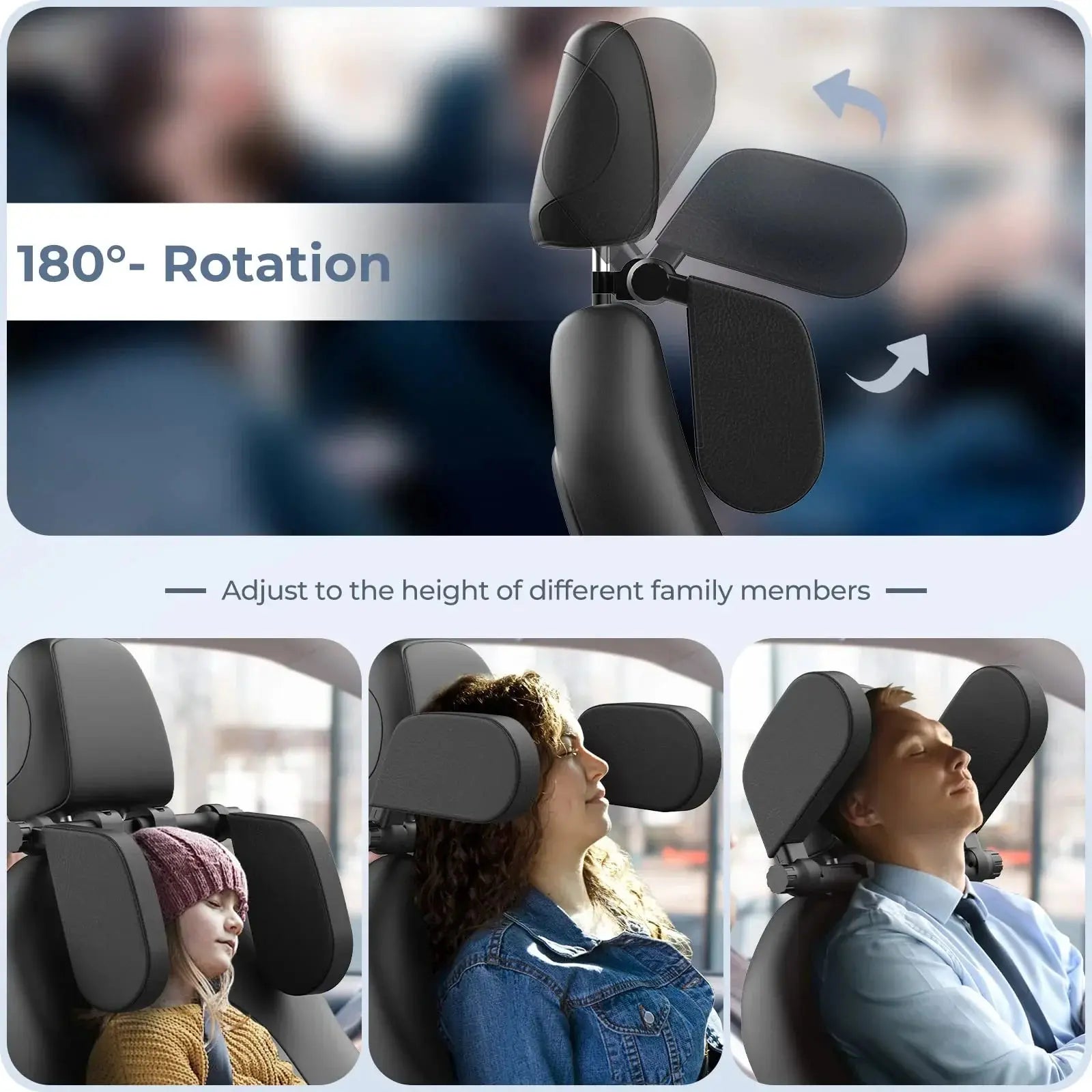 Slumblr® Adjustable U-Shaped Car Travel Pillow Slumblr