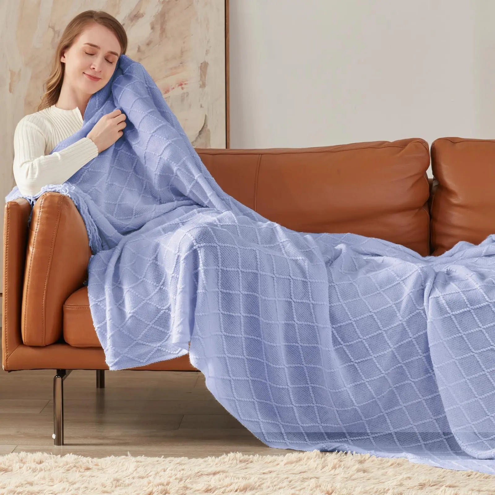 Slumblr® Nordic Knitted Throw Blanket Slumblr