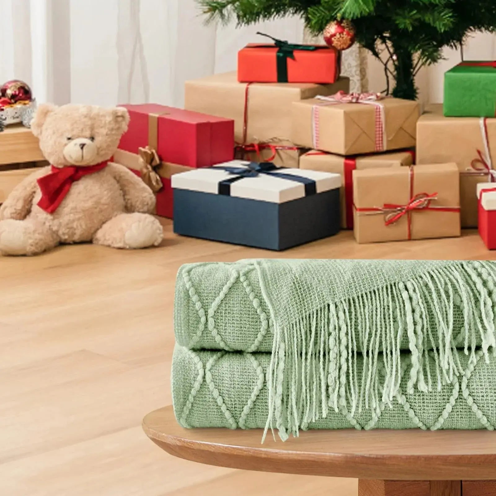Slumblr® Nordic Knitted Throw Blanket Slumblr