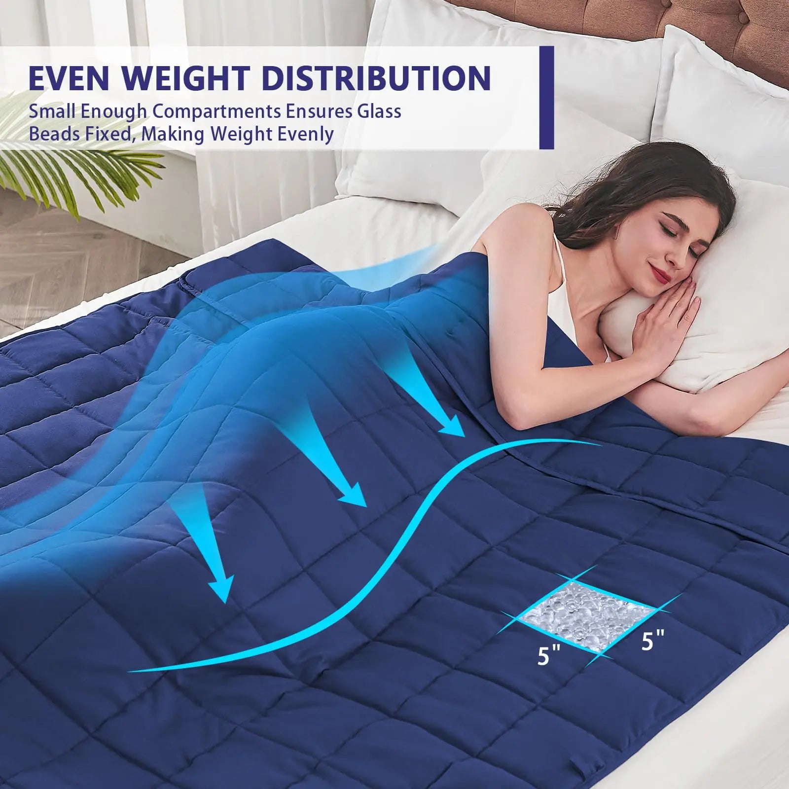 Slumblr® Weighted Cooling Blanket Slumblr