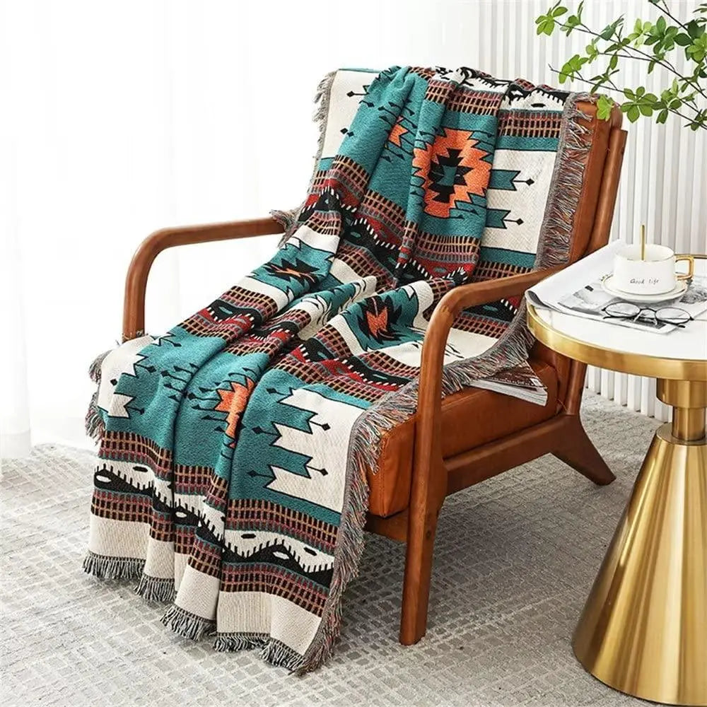 Slumblr® Aztec Boho Woven Throw Blanket Slumblr