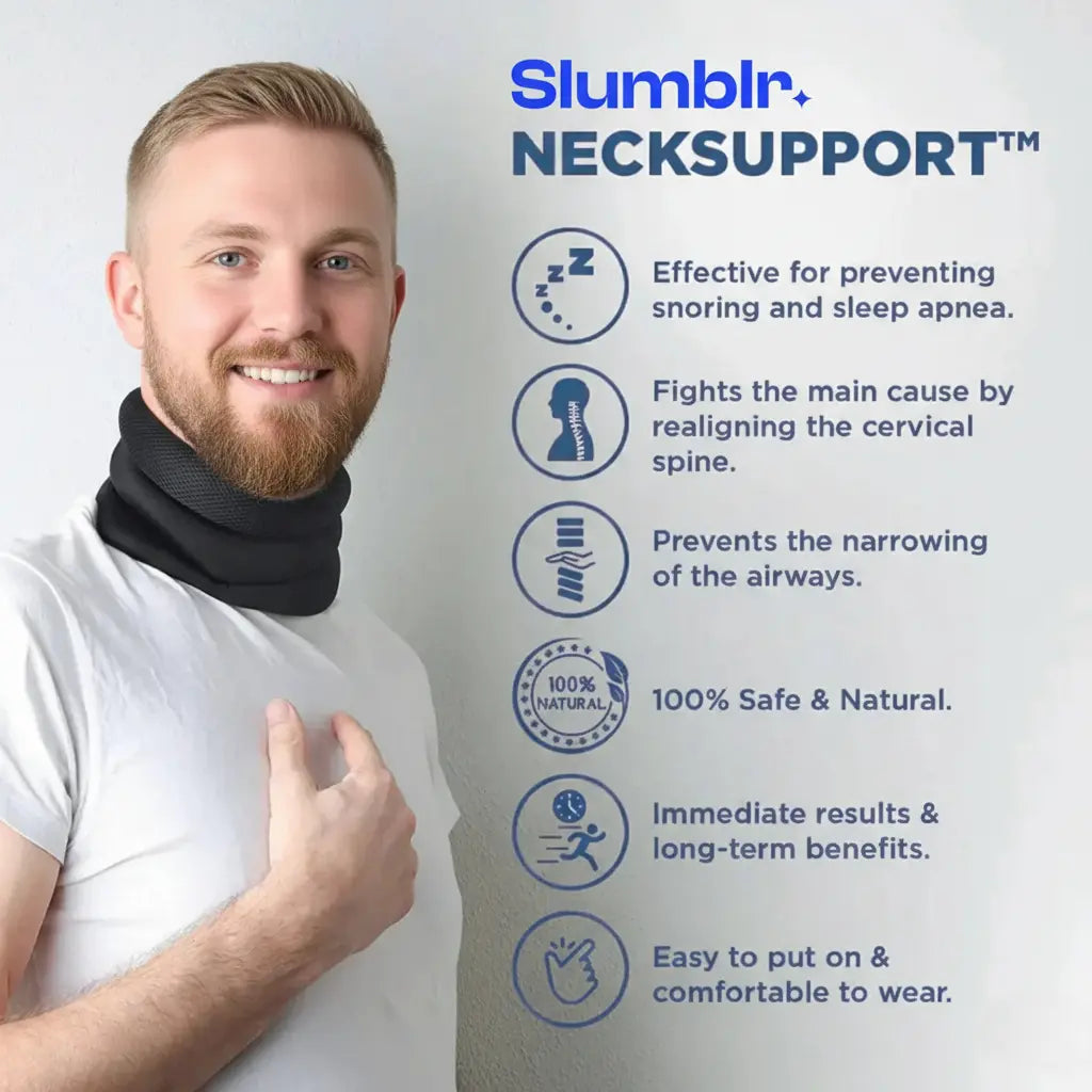 Slumblr® Adjustable Neck Support for Snoring Relief Slumblr