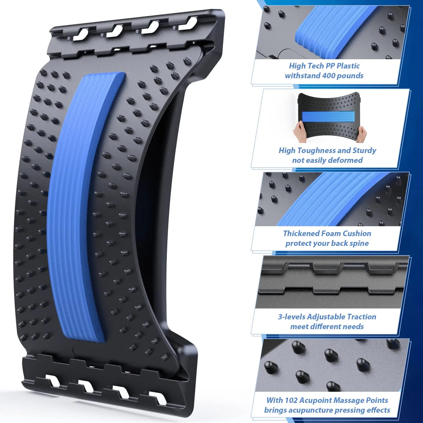 Slumblr® Adjustable Multi-Level Back Stretcher Slumblr