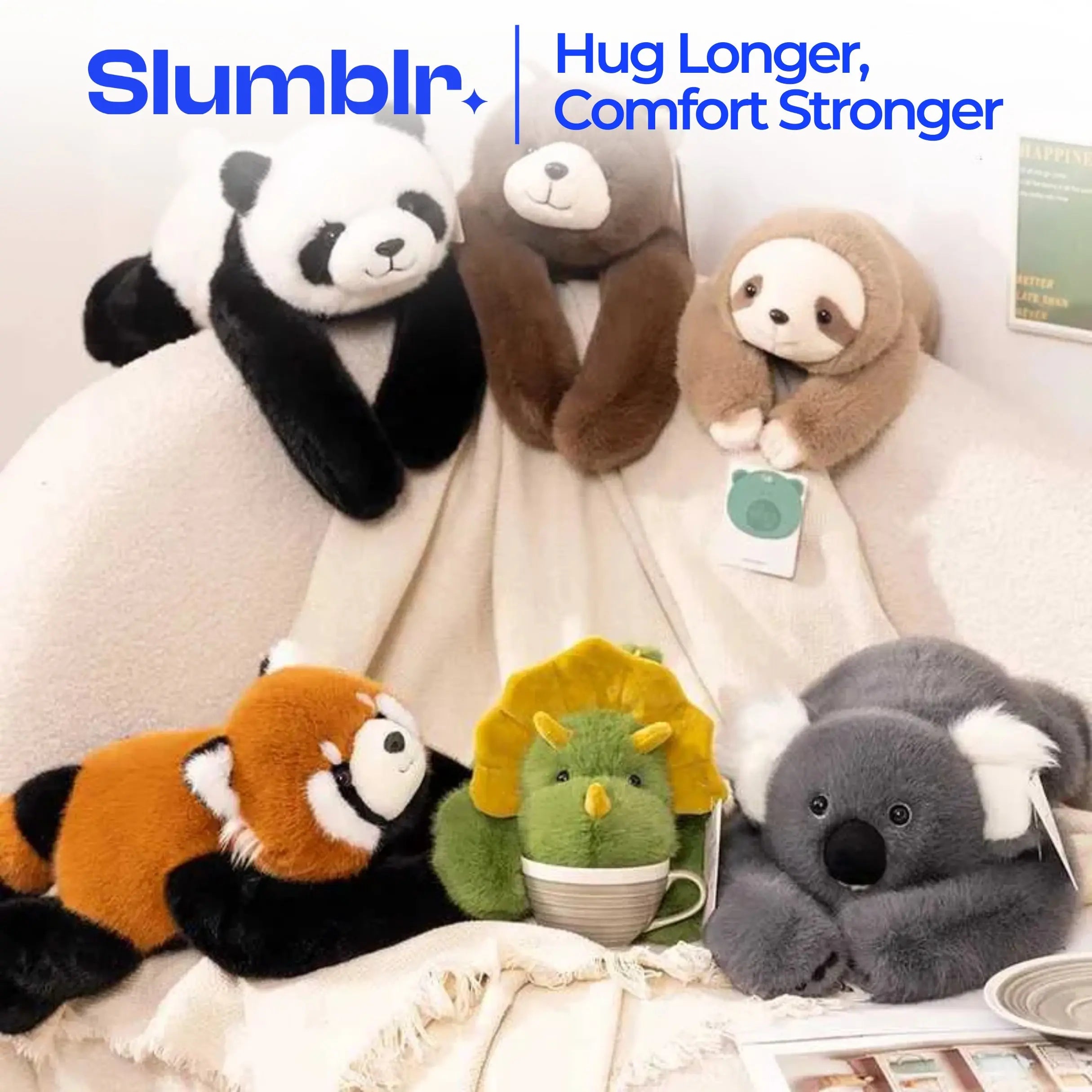 Slumblr® Weighted Stuffed Animals Plush Collection Slumblr