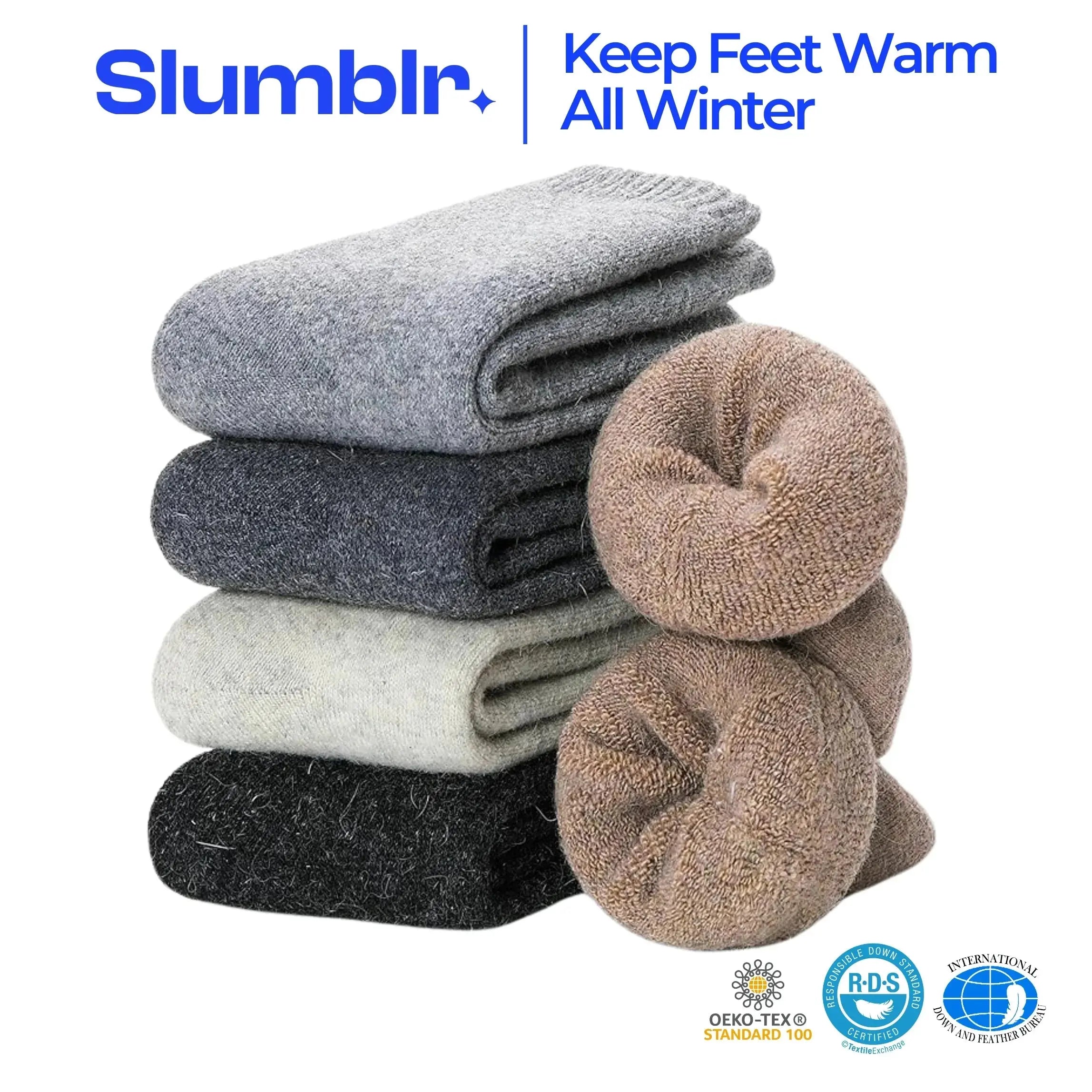 Slumblr® Wool Cashmere Socks Set (1 Pair) Slumblr