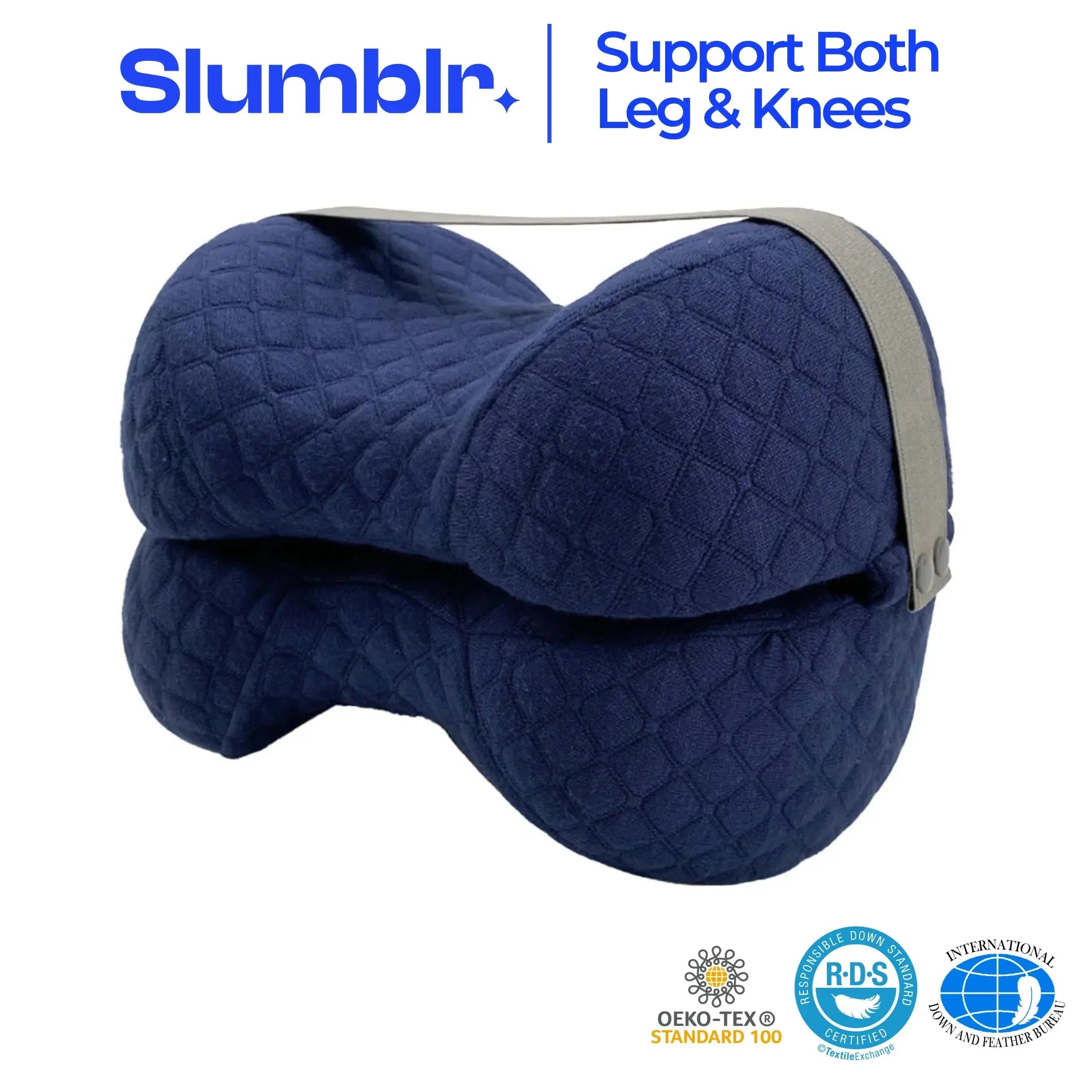Slumblr® Knitted Memory Foam Leg Pillow Slumblr