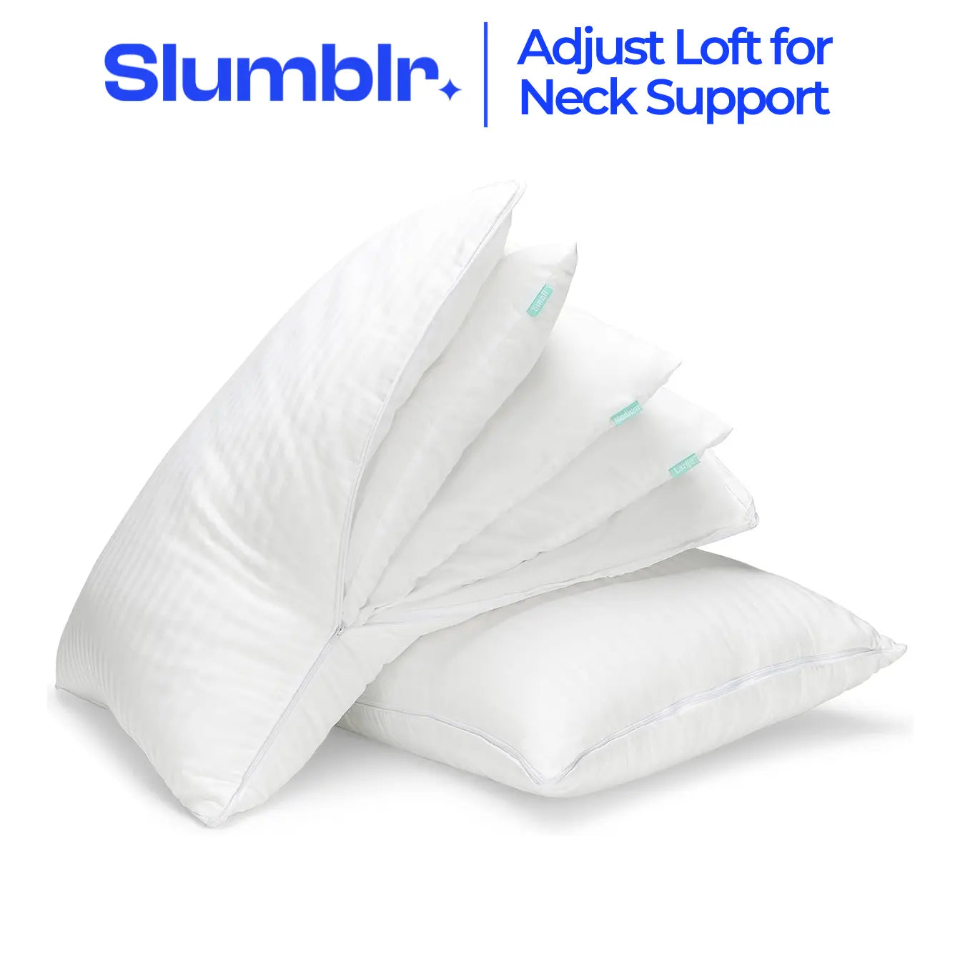 Slumblr® Luxury Adjustable Layer Cooling Pillow Slumblr