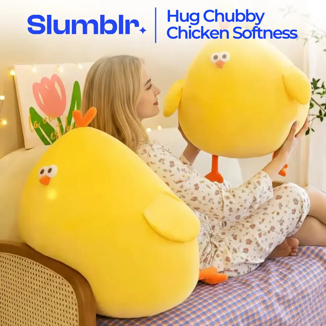 Slumblr® Funny Fat Chicken Plush Pillow Slumblr
