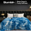Slumblr® Tie-Dye Flannel Fleece Warm Blanket Slumblr