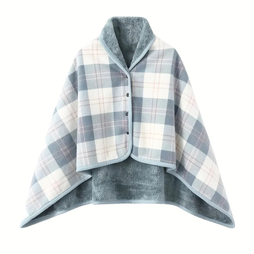 Slumblr® Fleece Wearable Plaid Blanket