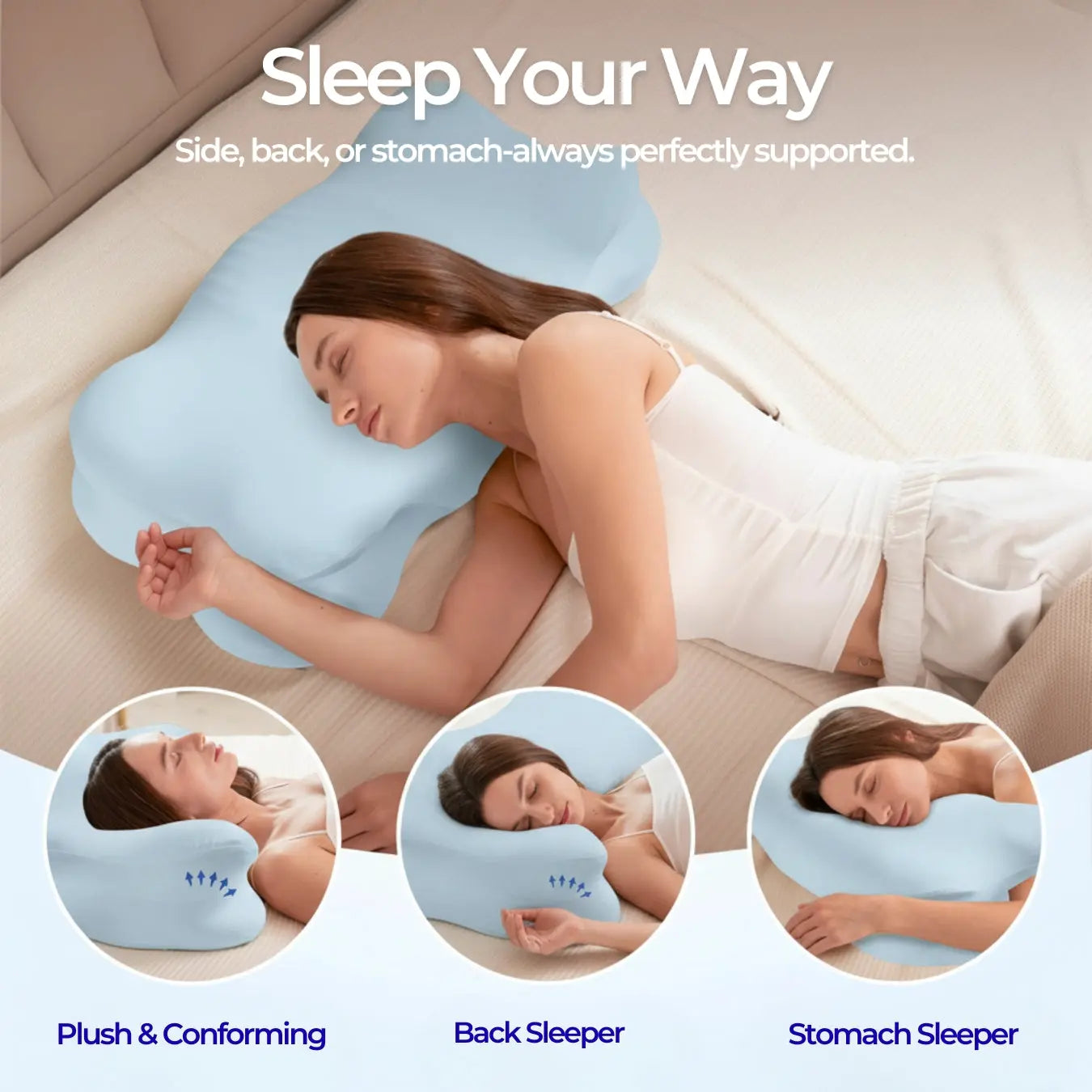 Slumblr® Cloud Alignment Pillow