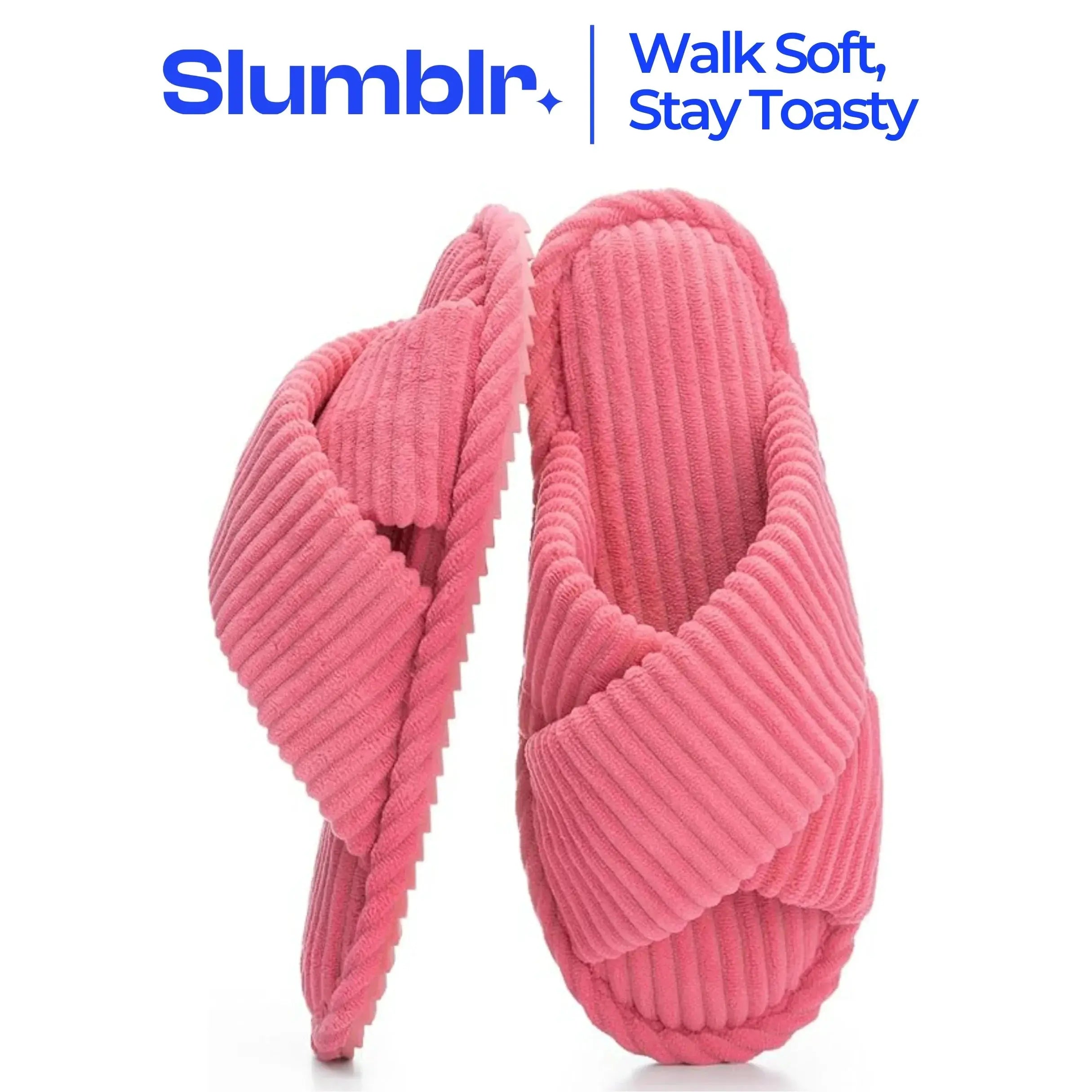 Slumblr® Plush Winter Moon Slippers Slumblr