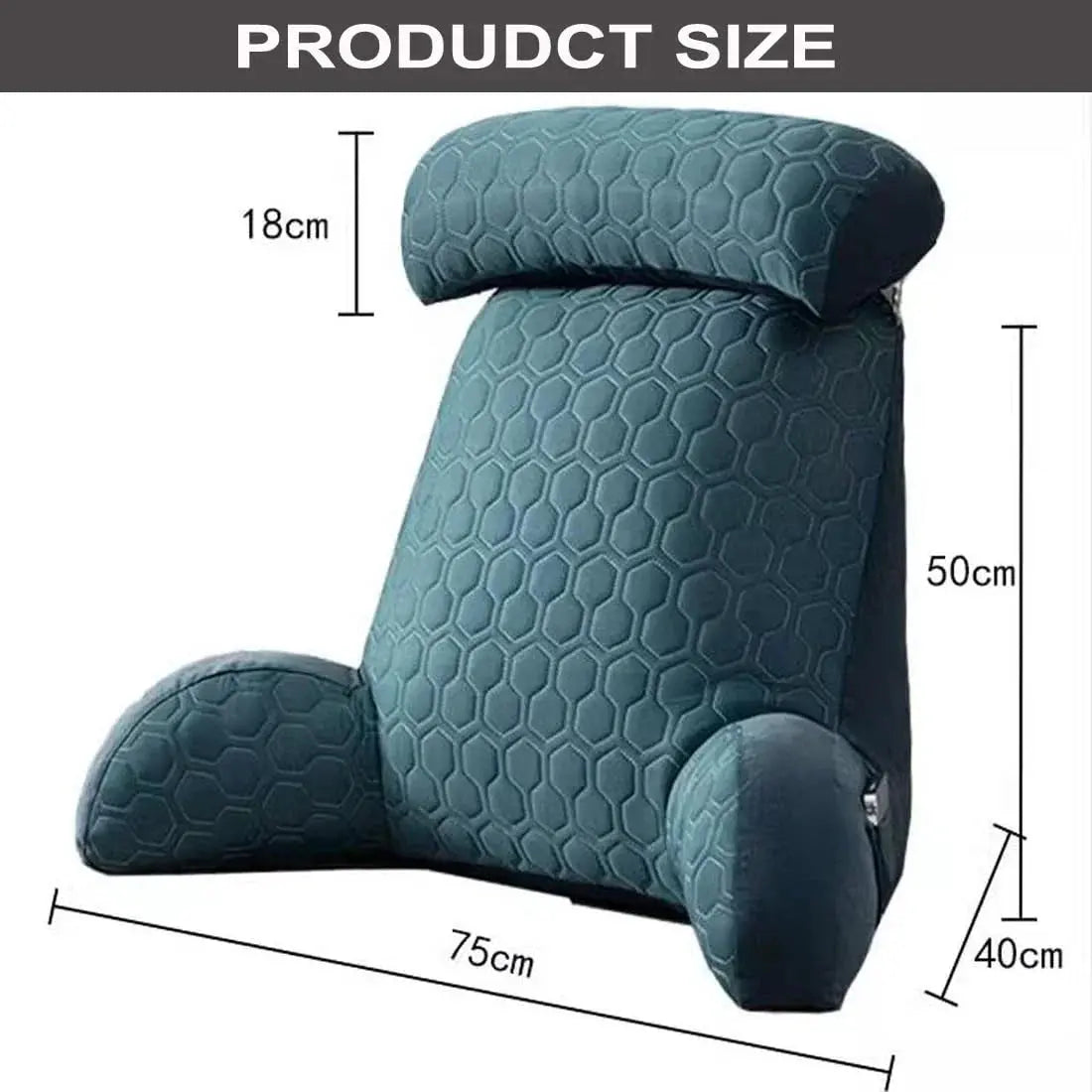Slumblr® Cool Silk Reading Pillow with Pockets Slumblr