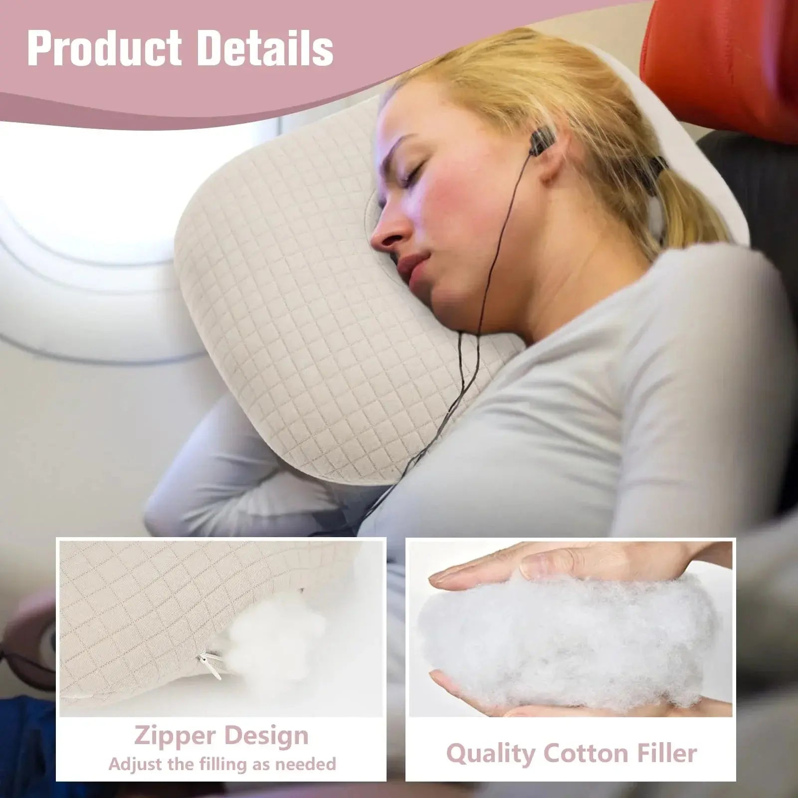 Slumblr® Cotton Comfort Ear Pillow Slumblr