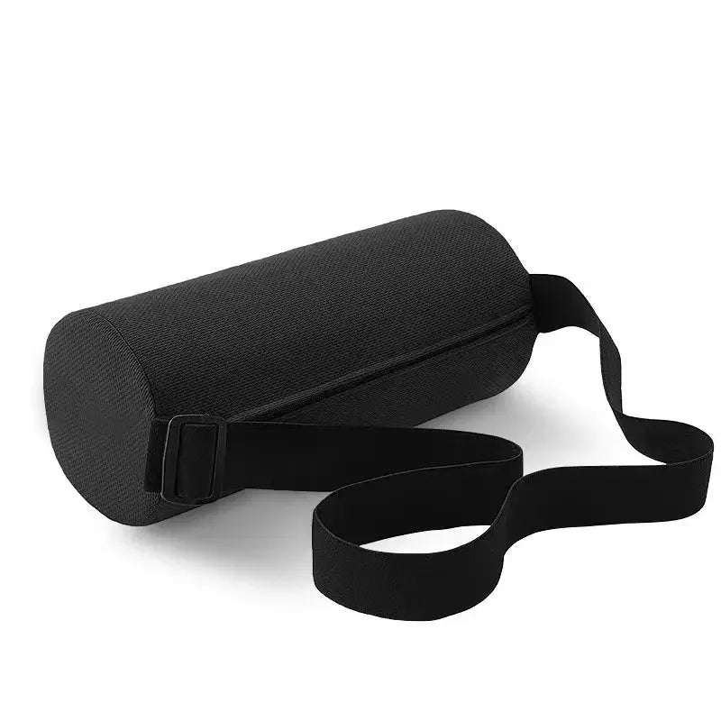 Cylinder Lumbar Spine Back Support Cushion Waist Pillow Auto Seat Back Cushion Memory Foam Car Seat Support Pad for Car Chair