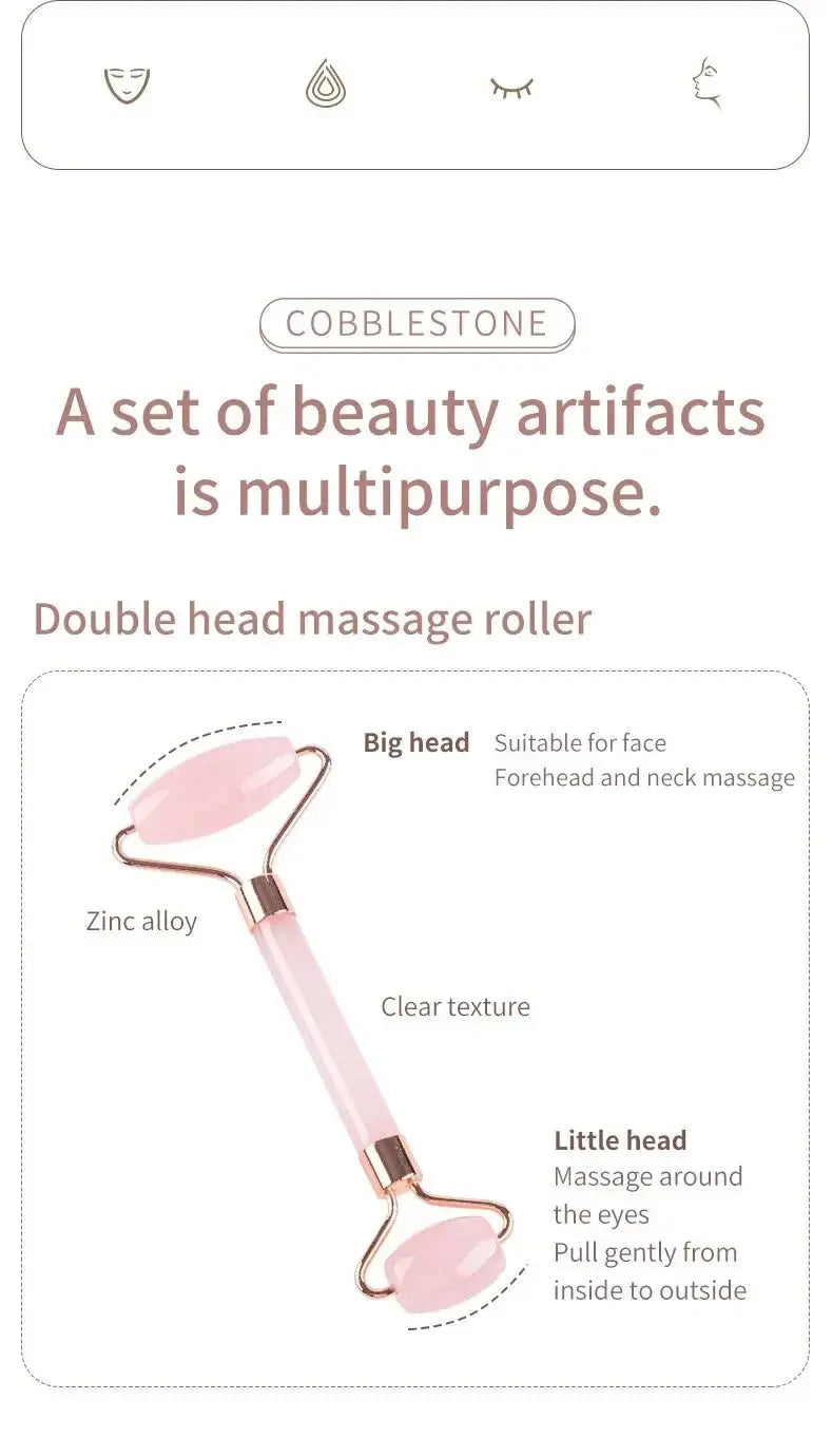 Slumblr® Gua Sha + Jade Roller Set - Slumblr
