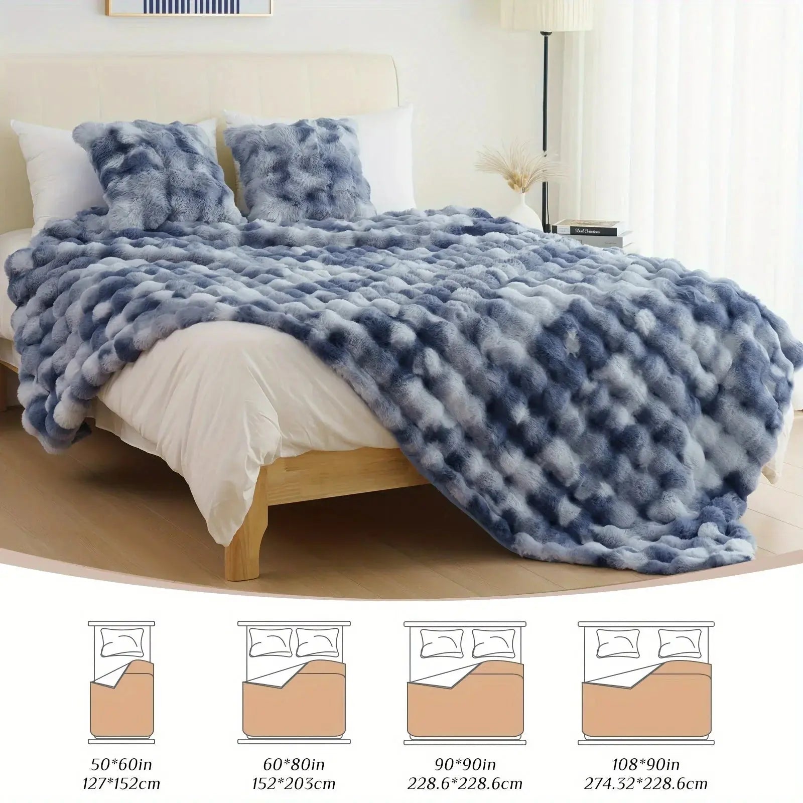Slumblr® Cozy Faux Rabbit Fleece Throw Blanket Slumblr