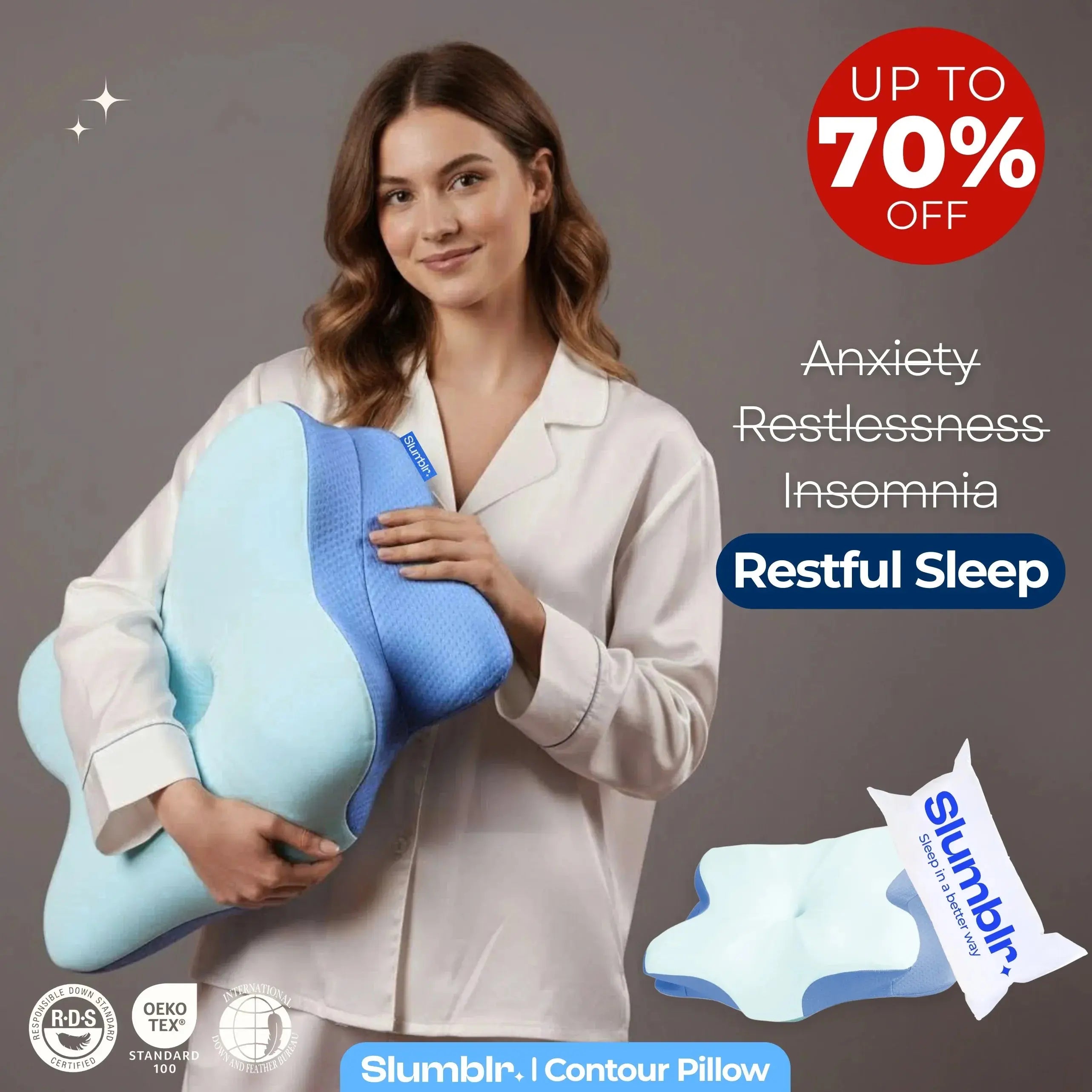 Slumblr® Ultra Contour Relief Pillow Slumblr