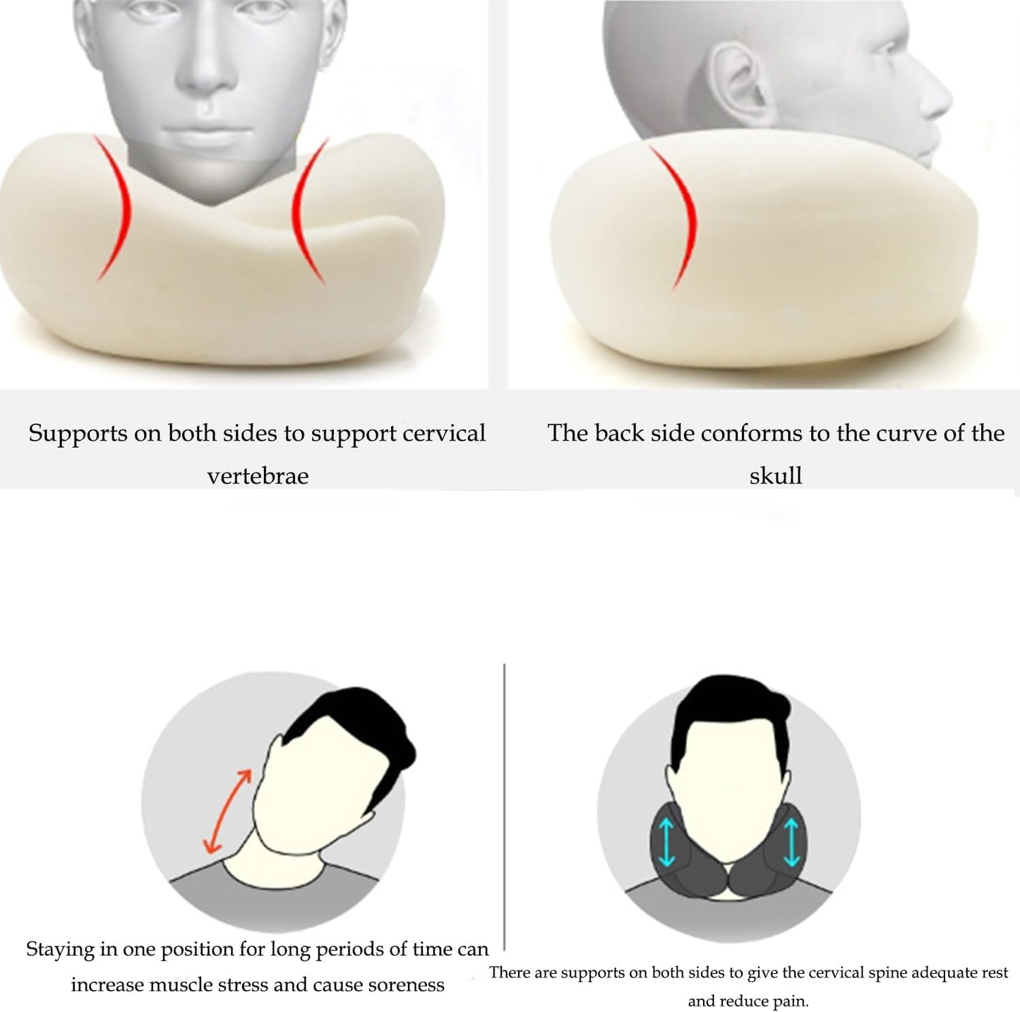 Slumblr® Travel Neck Pillow Memory Foam - Slumblr