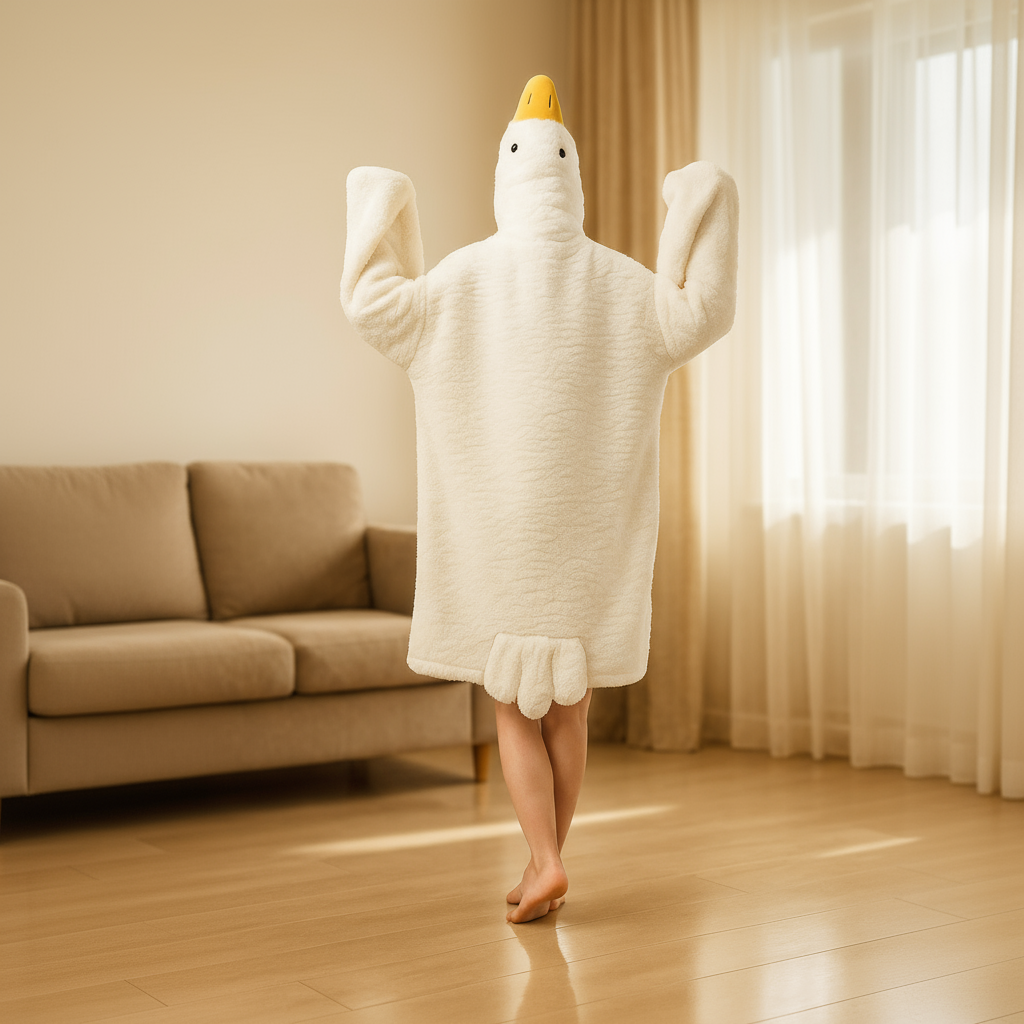 Slumblr® Goose Hooded Robe Slumblr