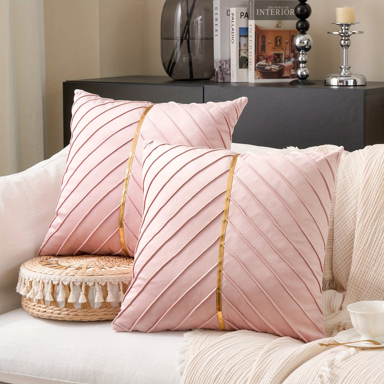 Slumblr® Geometric Velvet Pillow Cover