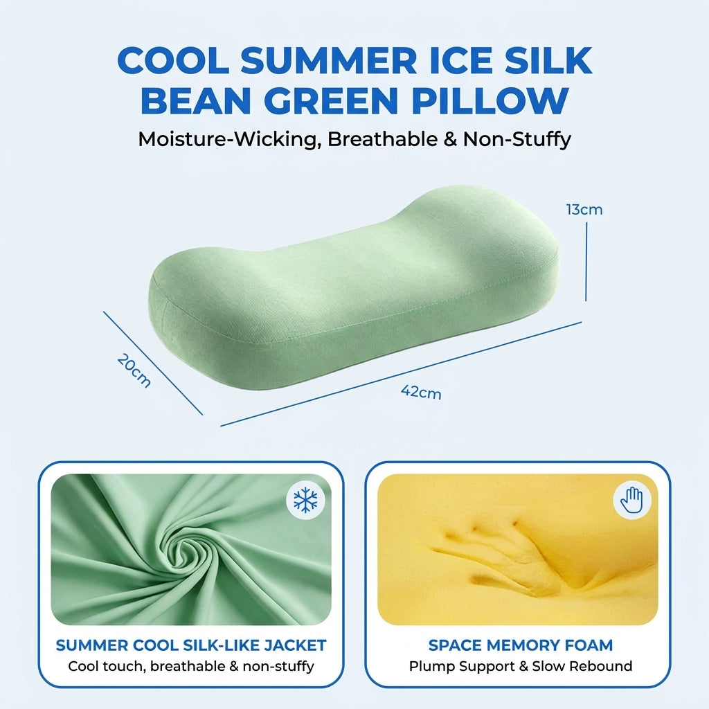Slumblr® Office Nap Pillow with Ice Silk Fabric