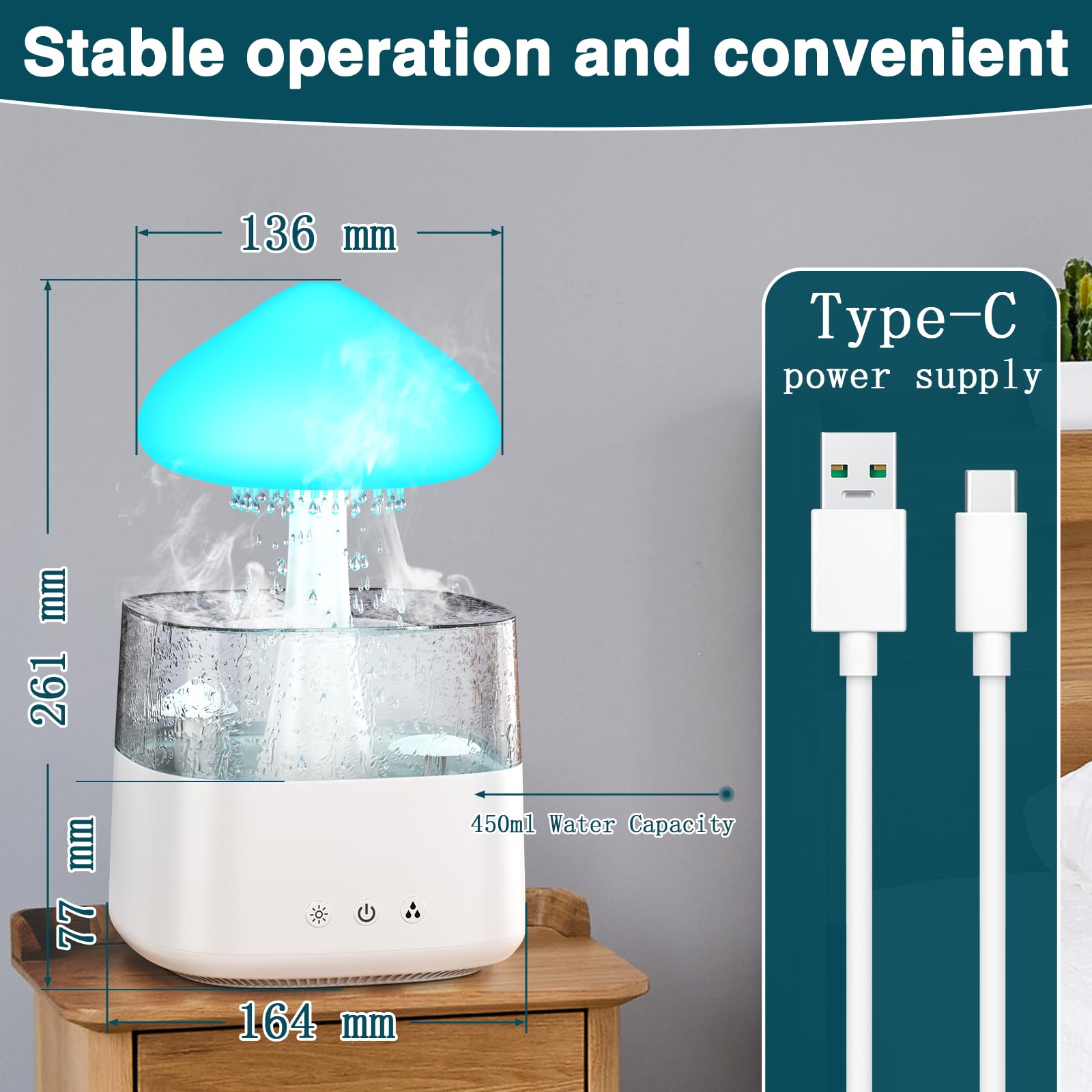 Slumblr® Rain Cloud Humidifier