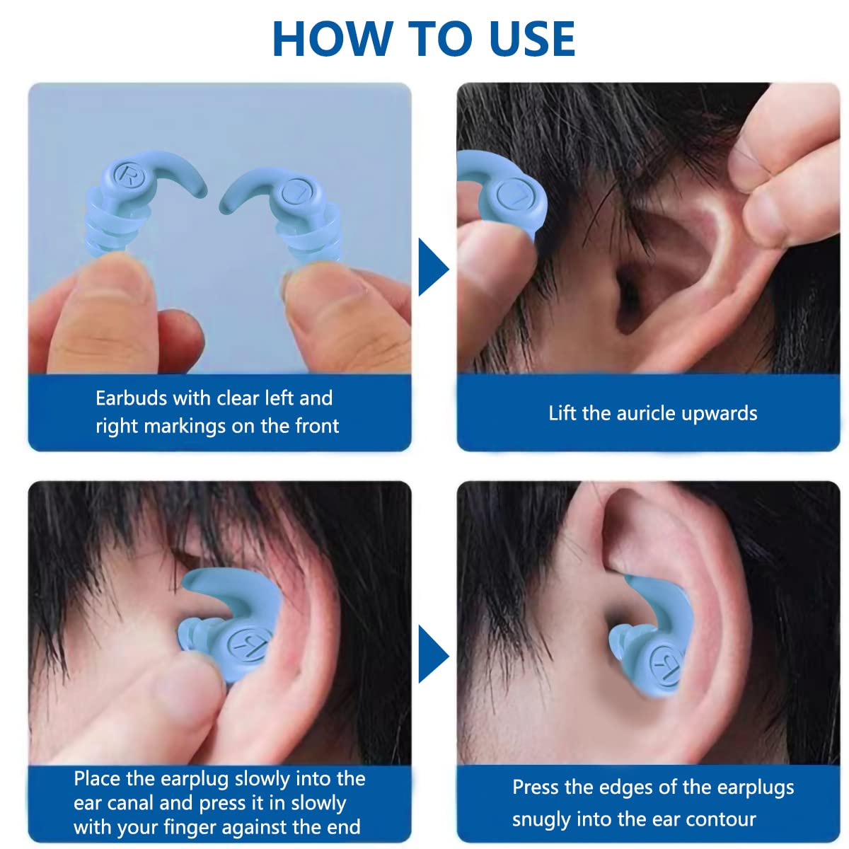 Slumblr® Silicone Sleep Ear Plugs (2 Pcs)