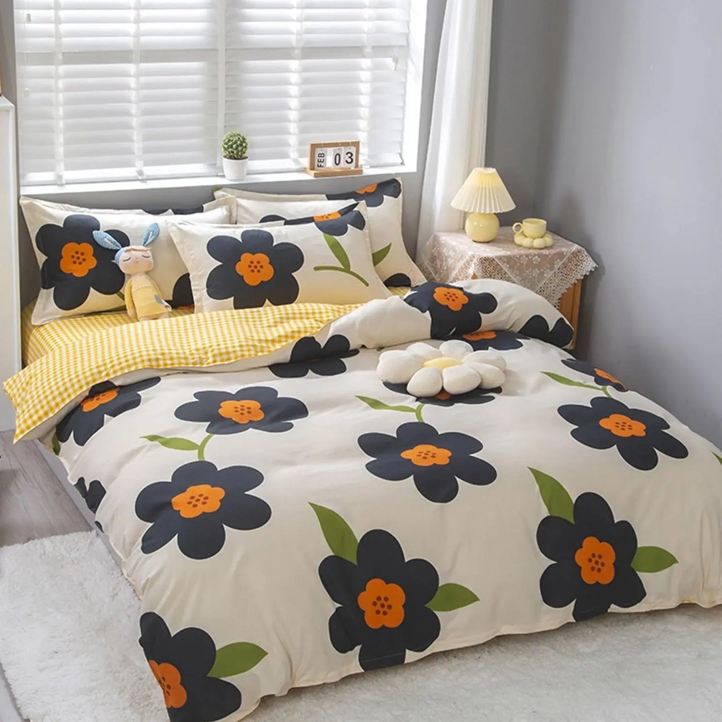 Slumblr® Cotton Botanical Bedding Set (4pcs) Slumblr
