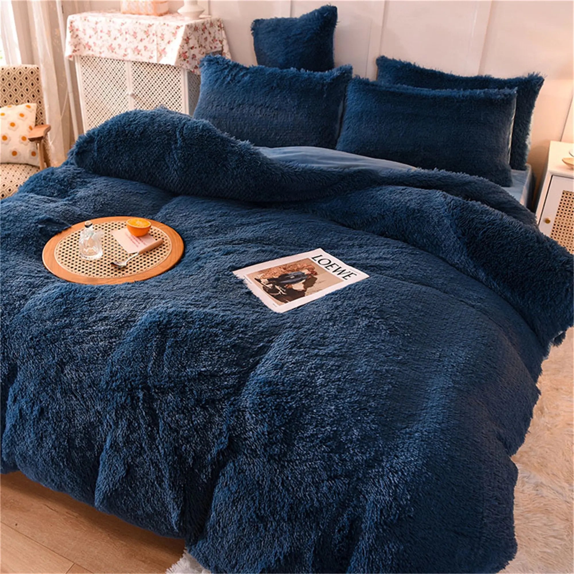 Slumblr® Plush Duvet Cover Set (4 Pcs) Slumblr