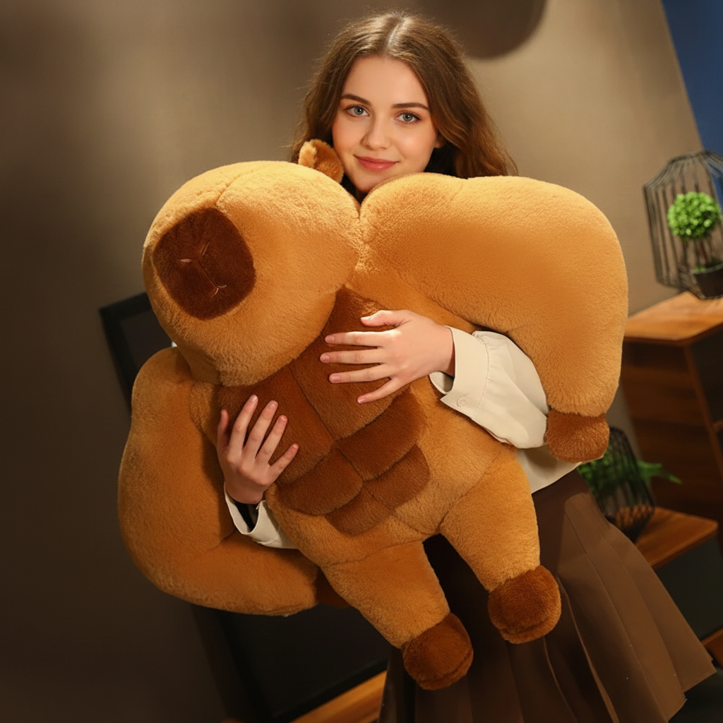 Slumblr® Muscle Capybara Plush