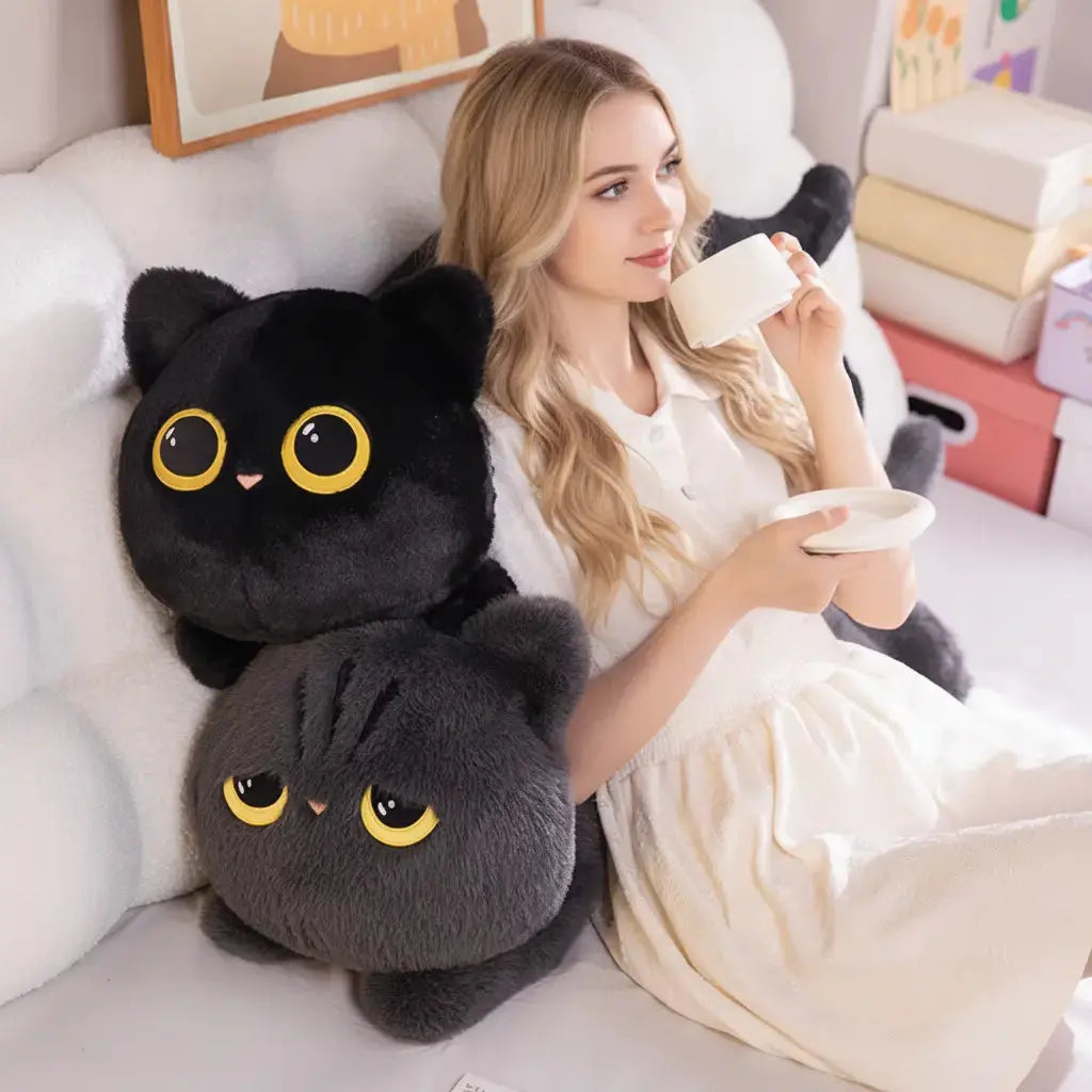 Slumblr® Midnight Cat Plush Slumblr