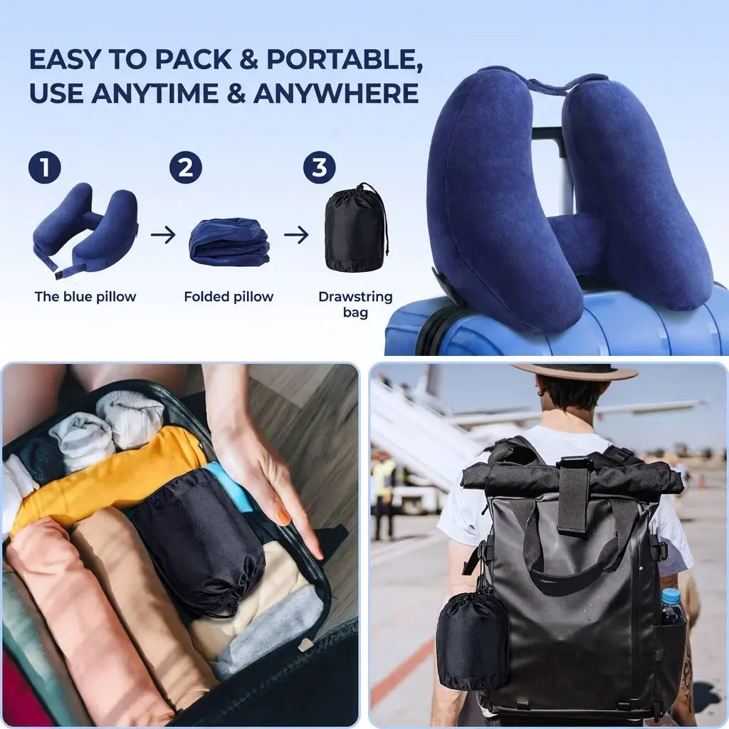 Slumblr® Inflatable Hooded Pillow Slumblr
