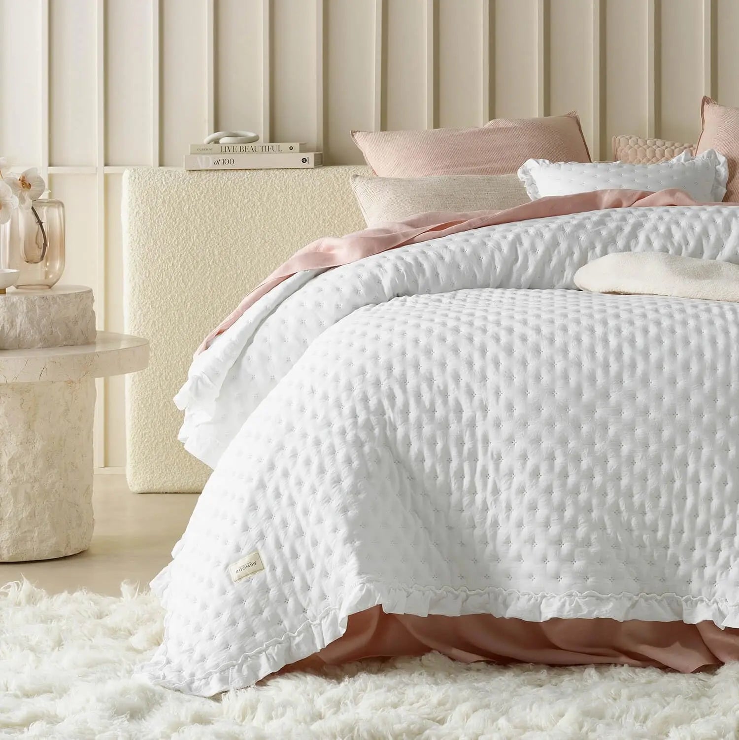 Slumblr® Ultra Soft Ruffle Mattress Cover Slumblr